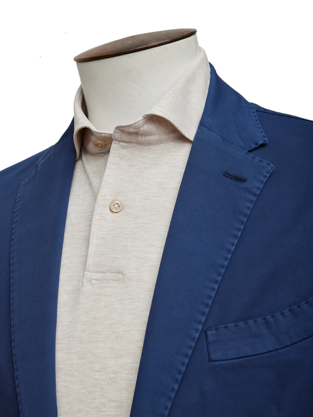 Navy Washed Cotton Suit - LUCKY LAST