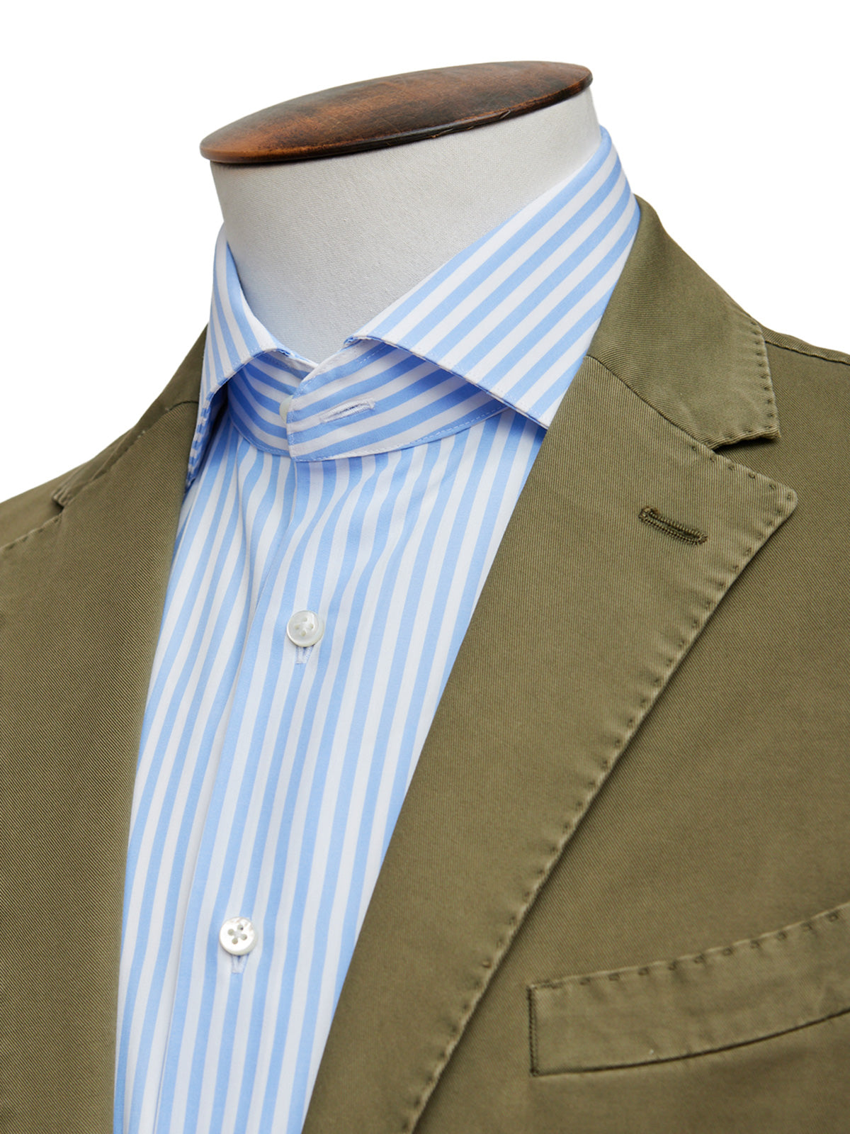Olive Washed Cotton Suit - LUCKY LAST
