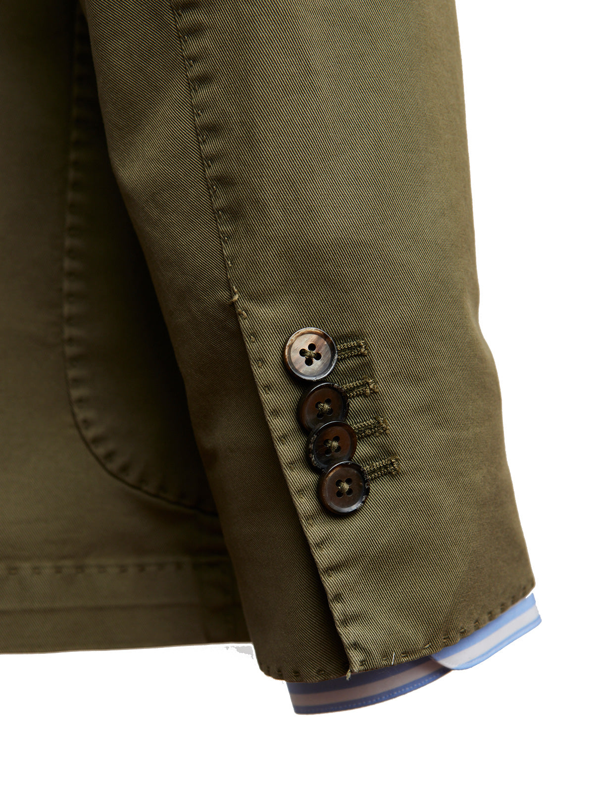 Olive Washed Cotton Suit - LUCKY LAST