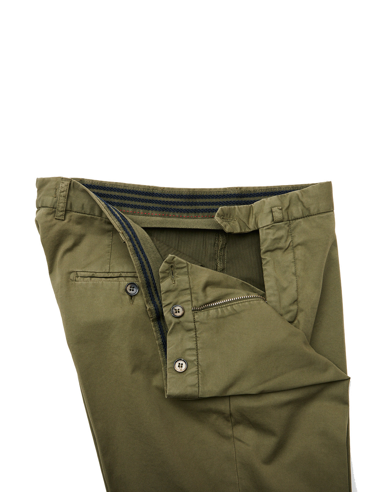 Olive Washed Cotton Suit - LUCKY LAST