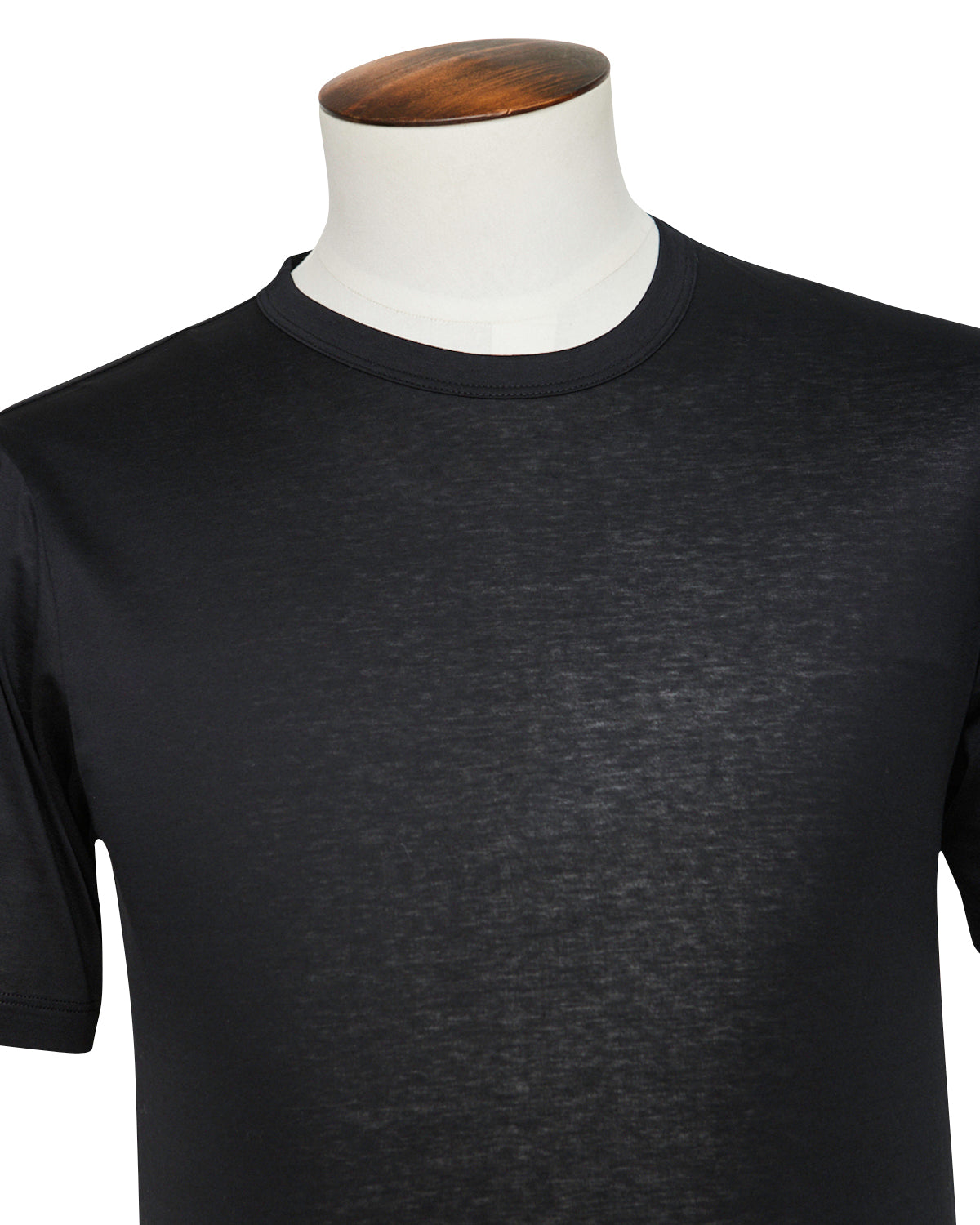 Bresciani Fitted Cotton Tee - Black