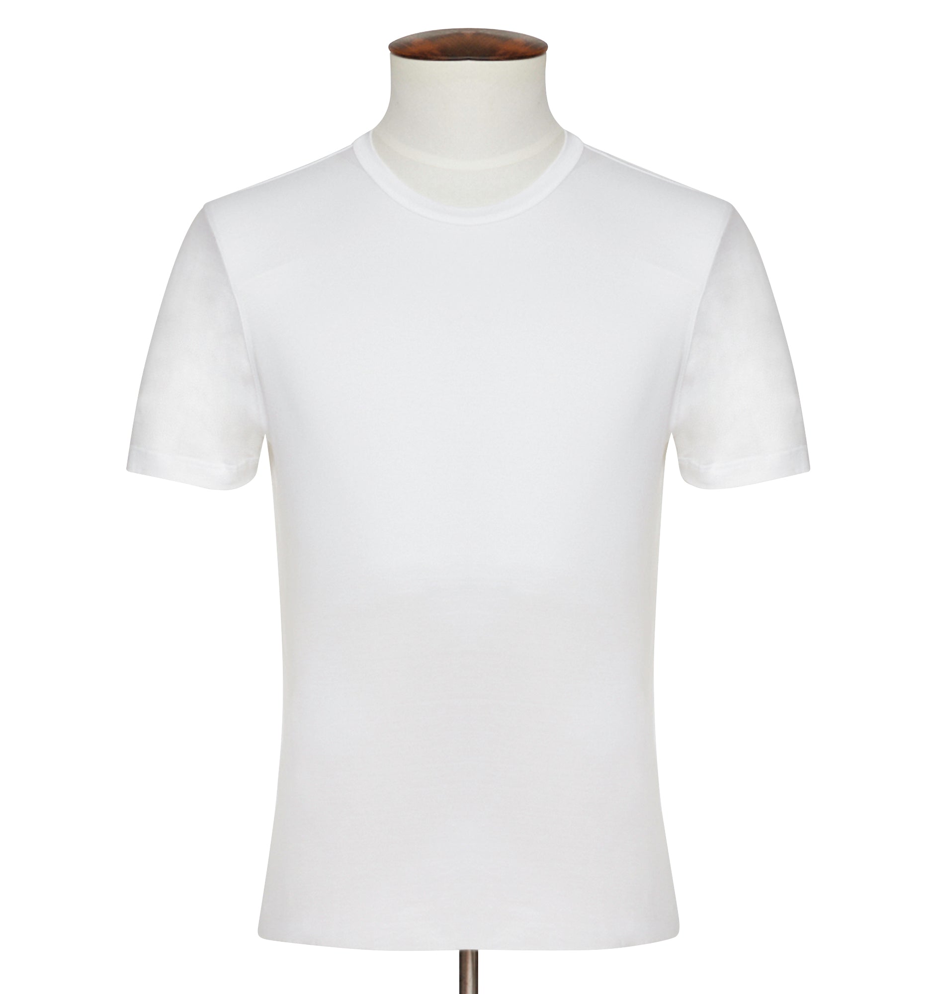 Bresciani Fitted Cotton Tee - White