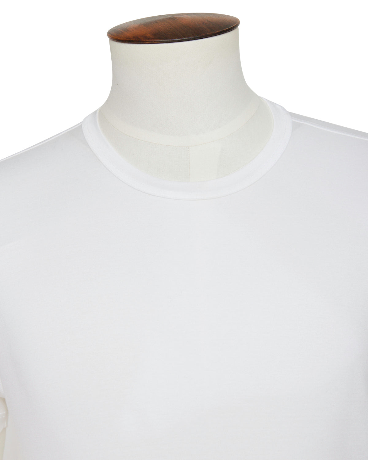 Bresciani Fitted Cotton Tee - White