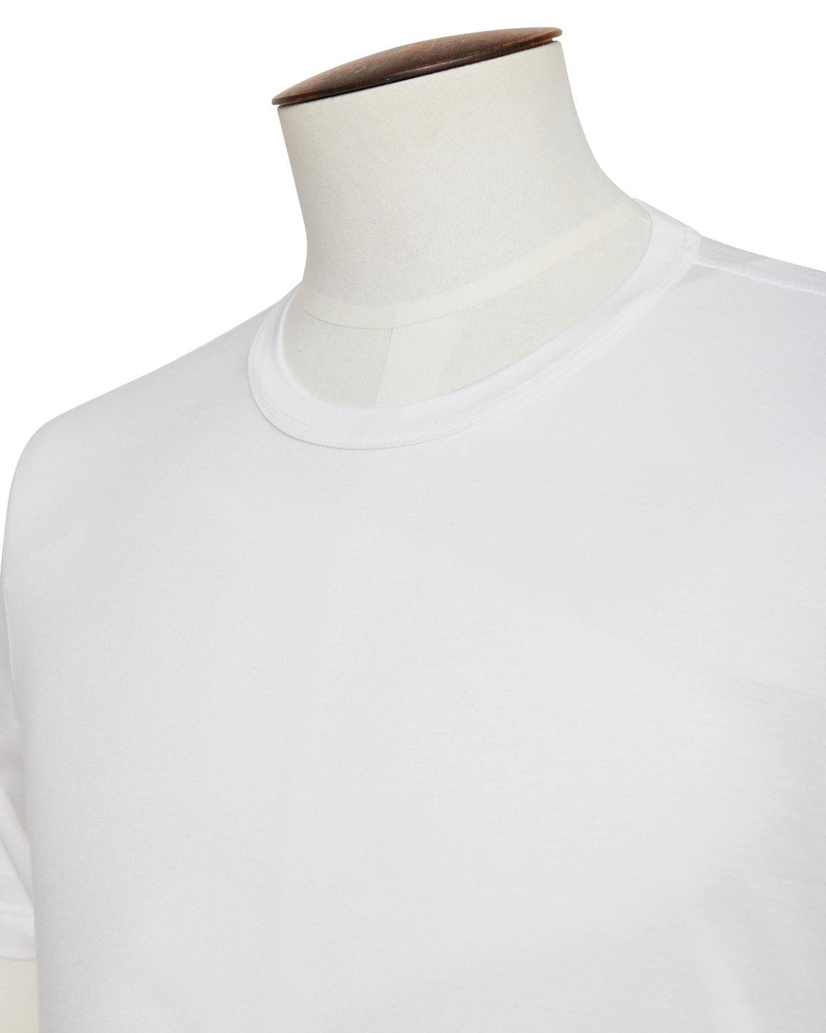 Bresciani Fitted Cotton Tee - White