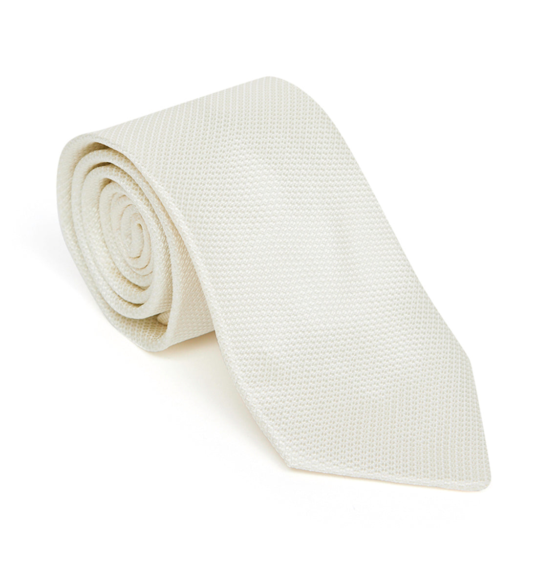 Grenadine Silk Tie - Ivory