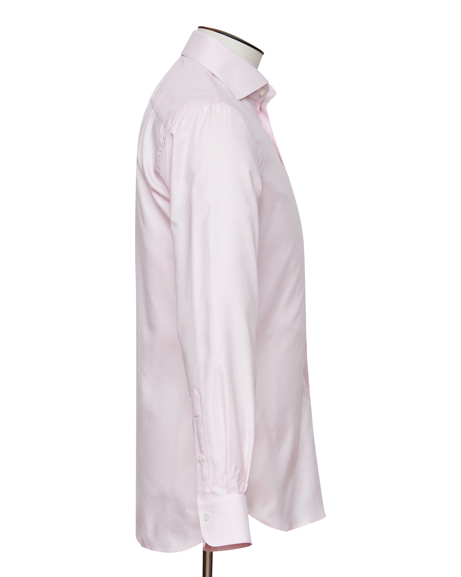 Cutaway Collar Shirt - Light Pink Dobby