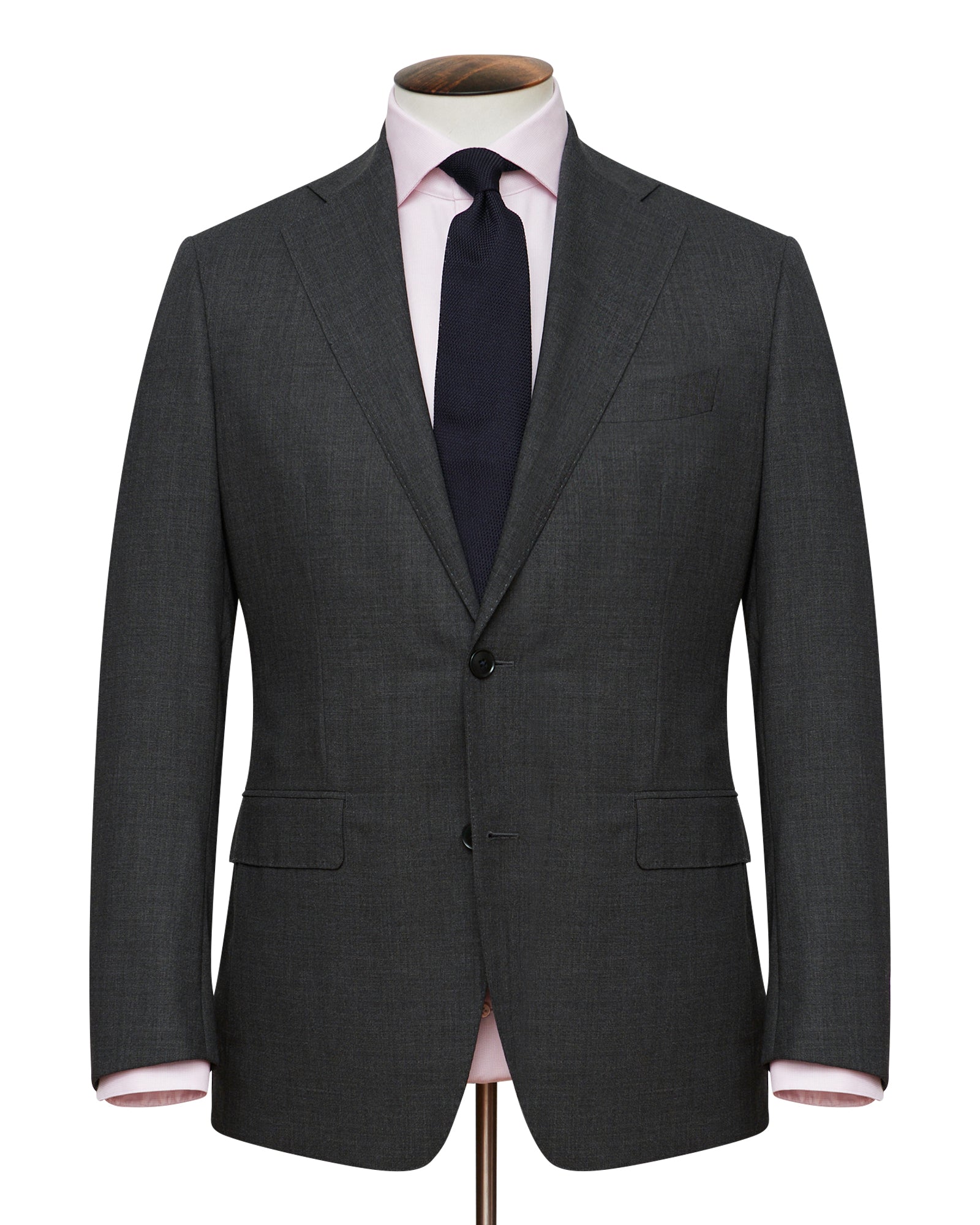 Cutaway Collar Shirt - Light Pink Dobby