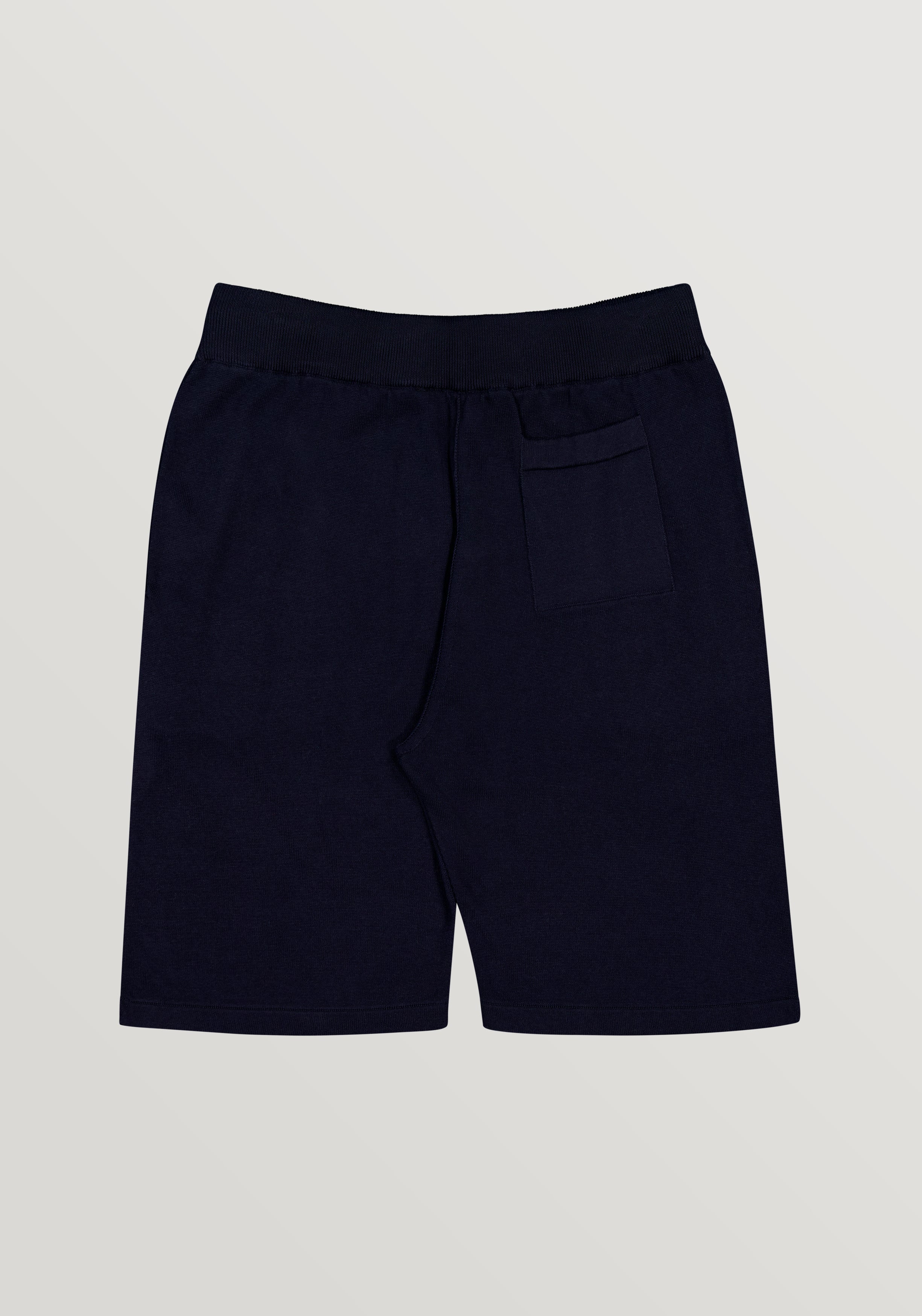 2 Ply Cotton Knit Shorts - Midnight