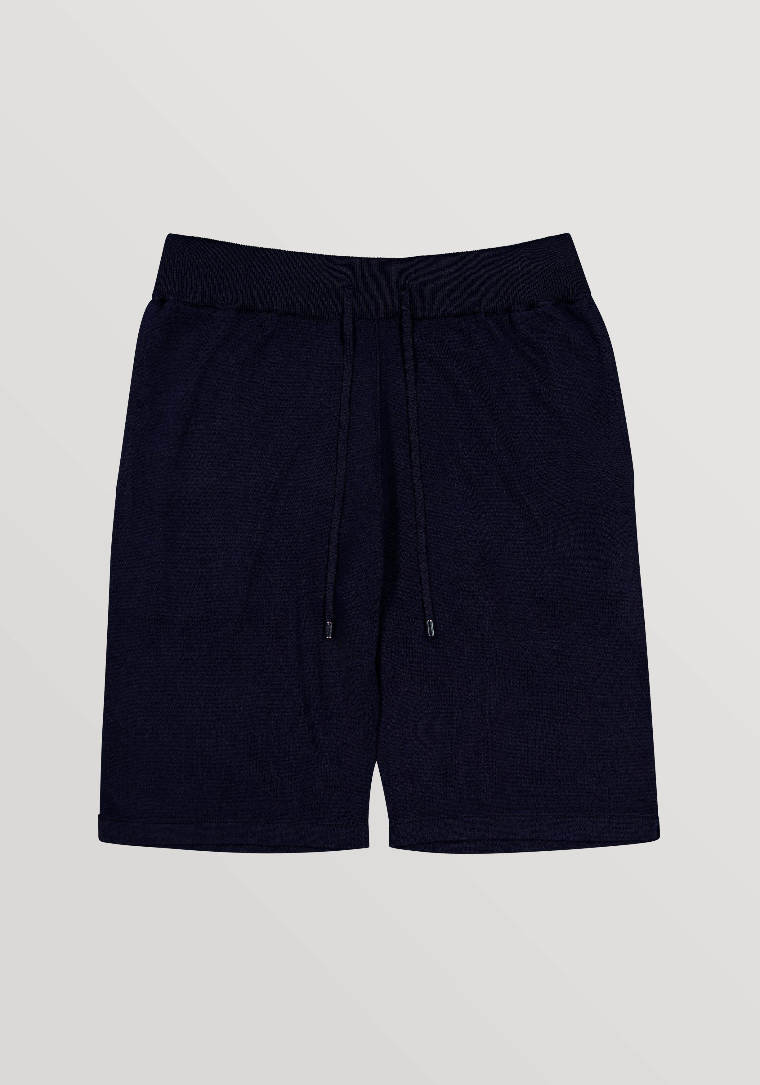 2 Ply Cotton Knit Shorts - Midnight