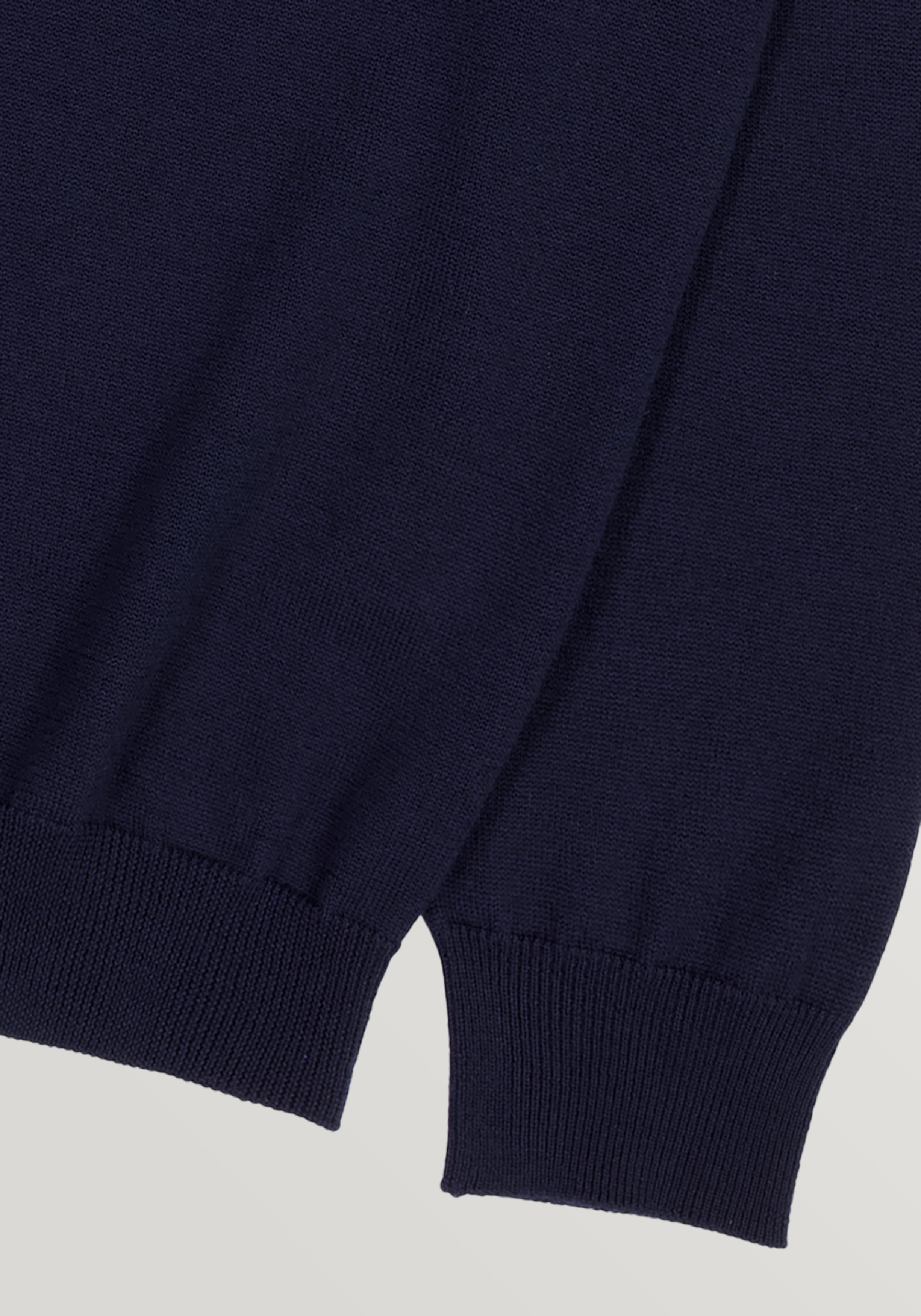 2 Ply Merino Collared Cardigan - Midnight Blue