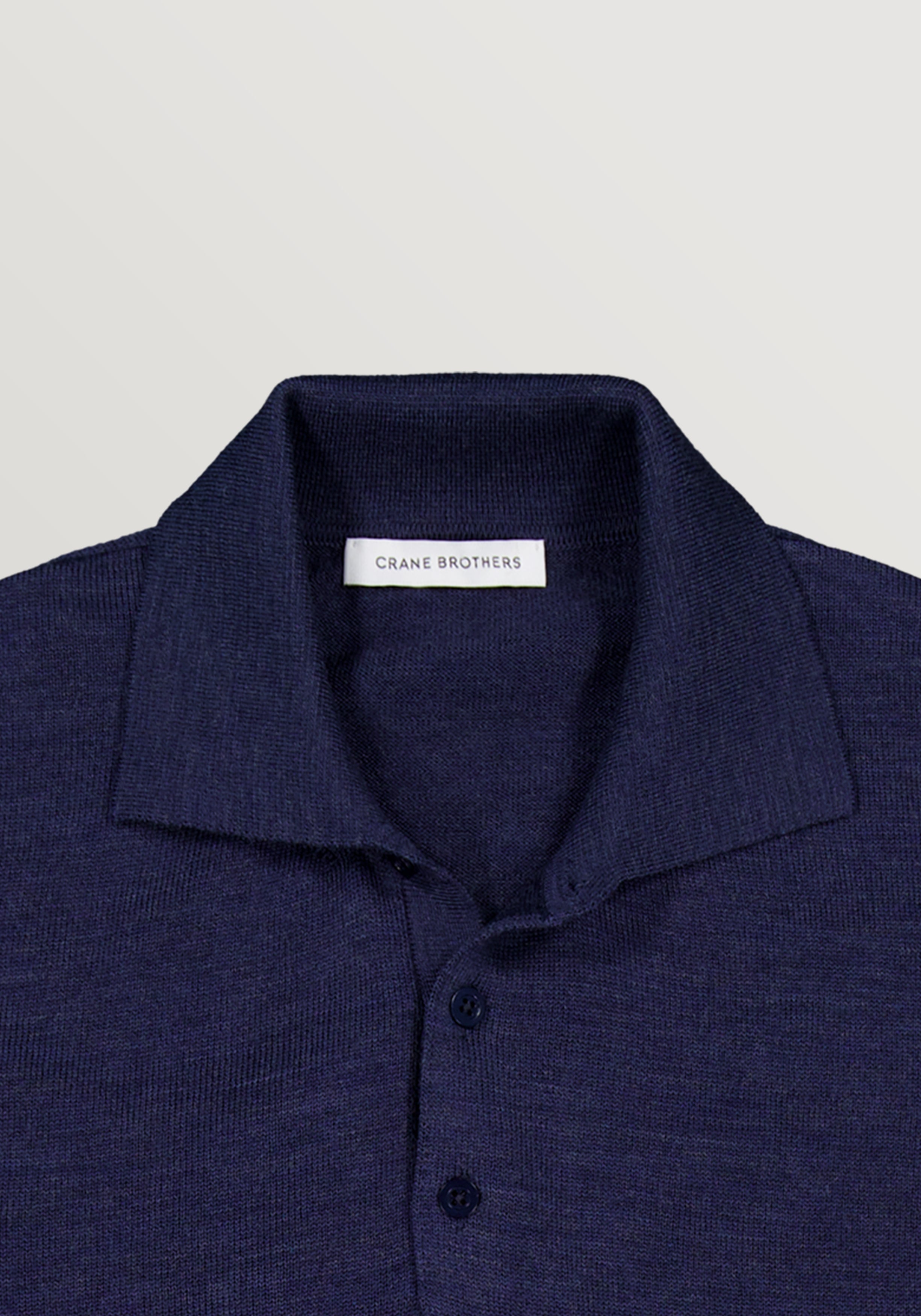 2 Ply Merino Polo - Indigo Melange