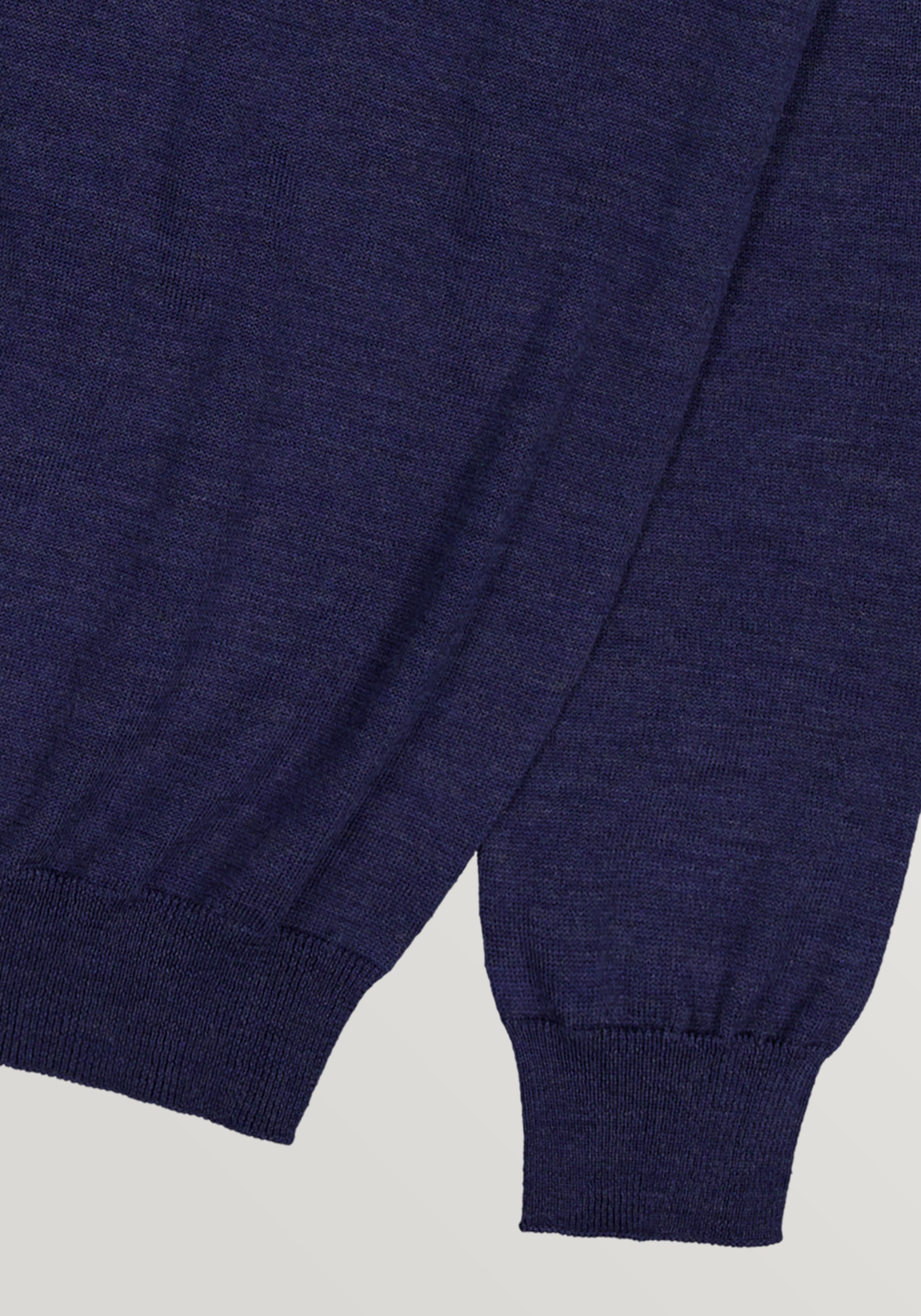 2 Ply Merino Polo - Indigo Melange