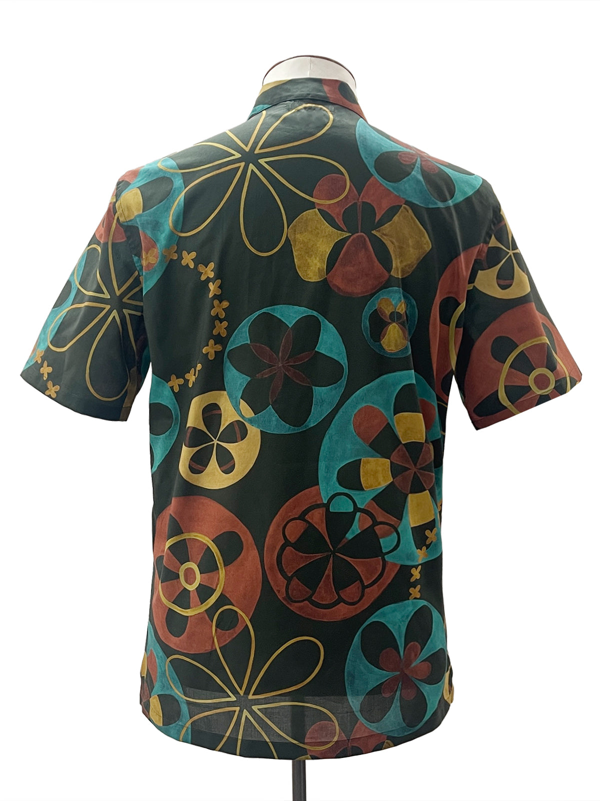 Abstract Floral Camp Collar Shirt - LUCKY LAST