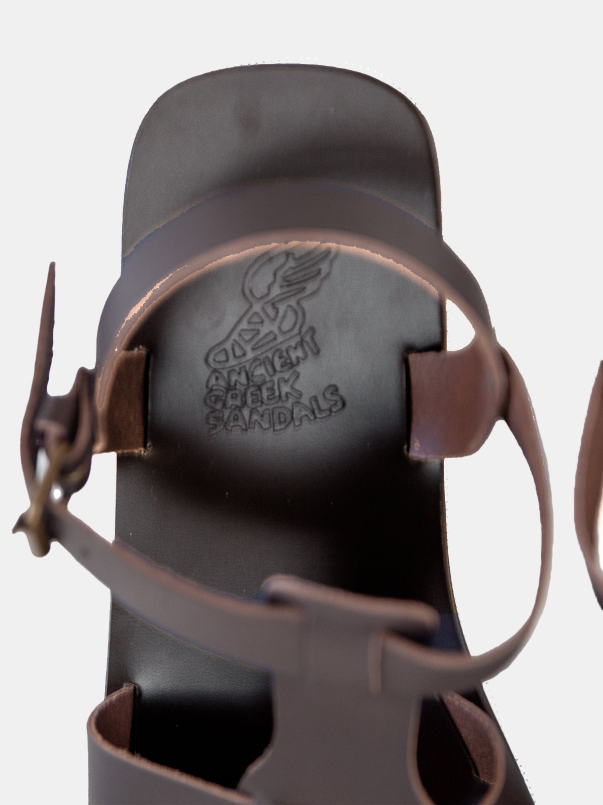 Ancient Greek Sandals Ektoras Leather Sandal - Brown