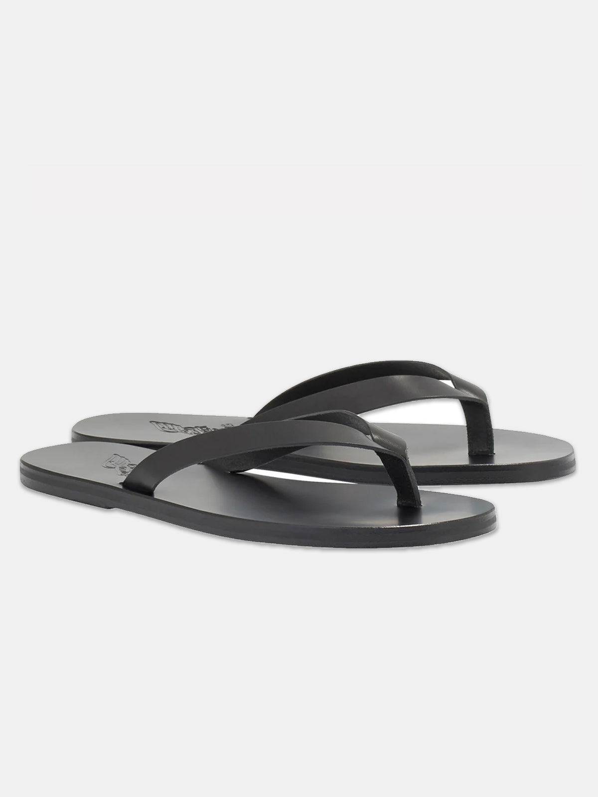 Ancient Greek Sandals Solon Leather Sandal - Black