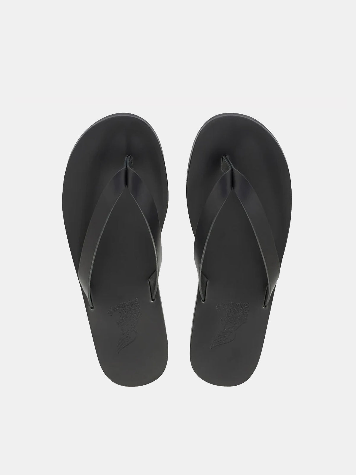 Ancient Greek Sandals Solon Leather Sandal - Black