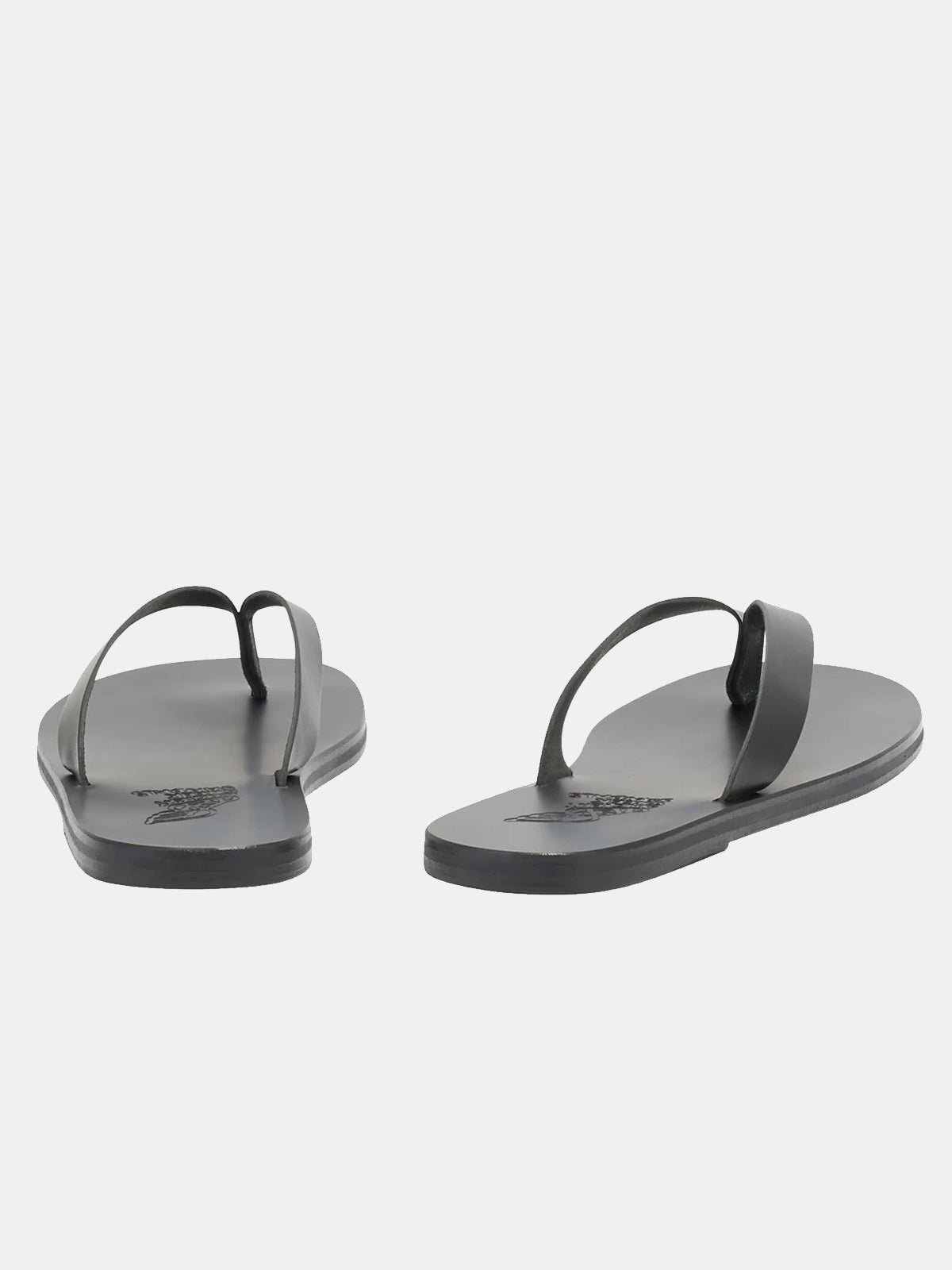 Ancient Greek Sandals Solon Leather Sandal - Black