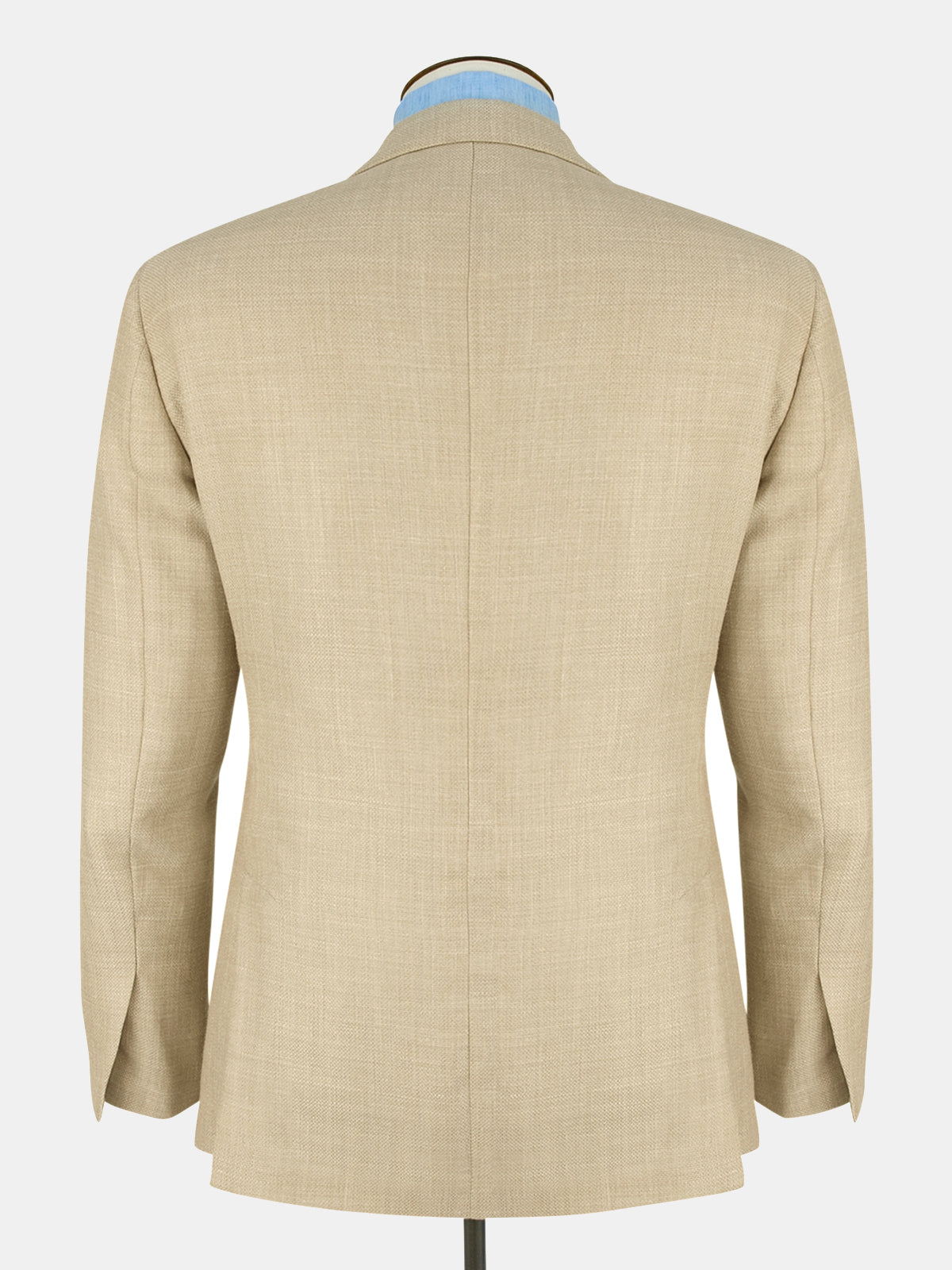 Pienza Blazer Wool Silk & Linen Hopsack - Barley