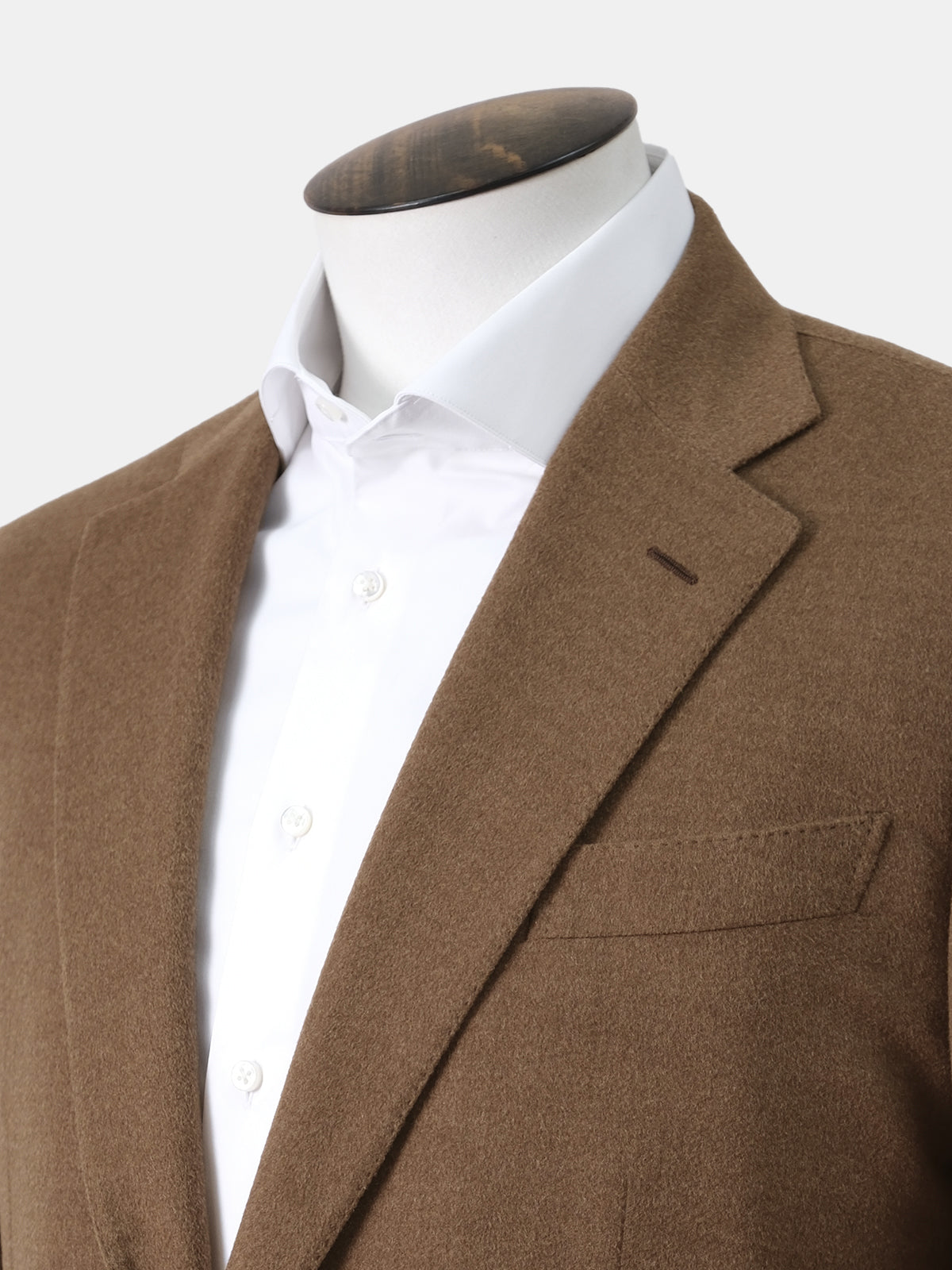 Tobacco Capolavoro Wool Blazer - LUCKY LAST