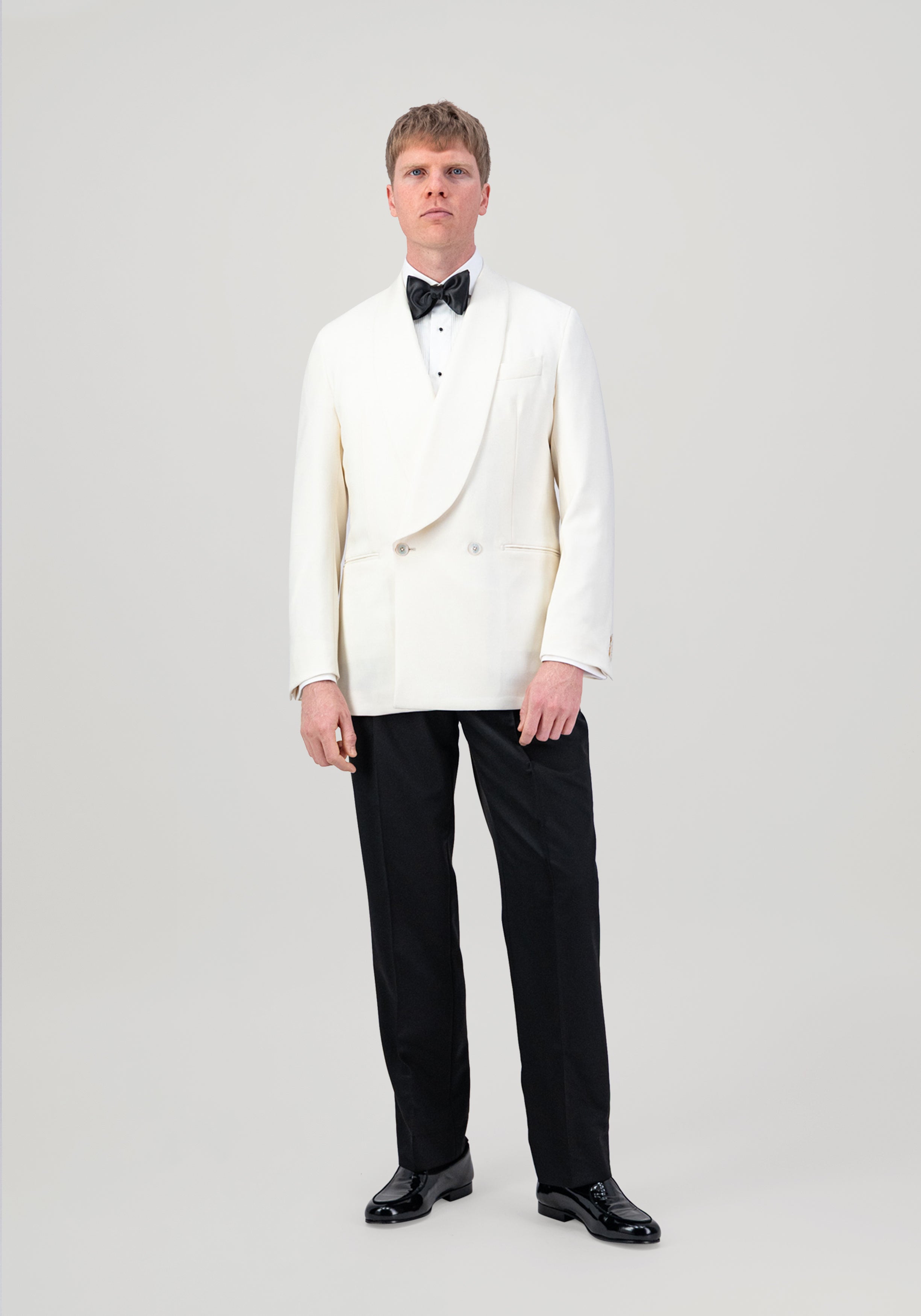 Belgrave Shawl Collar Dinner Jacket - Ivory