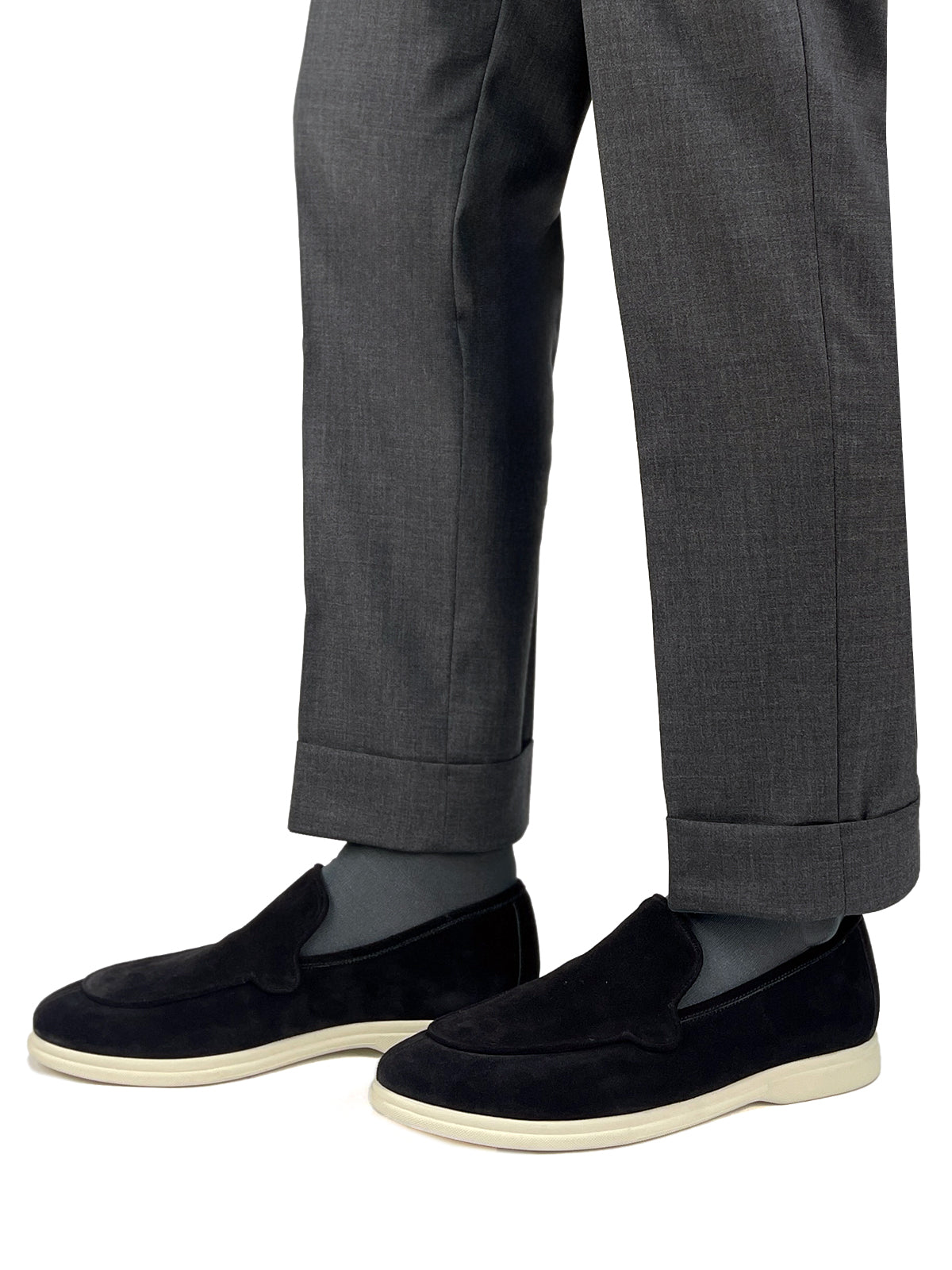 Suede City Loafer - Black