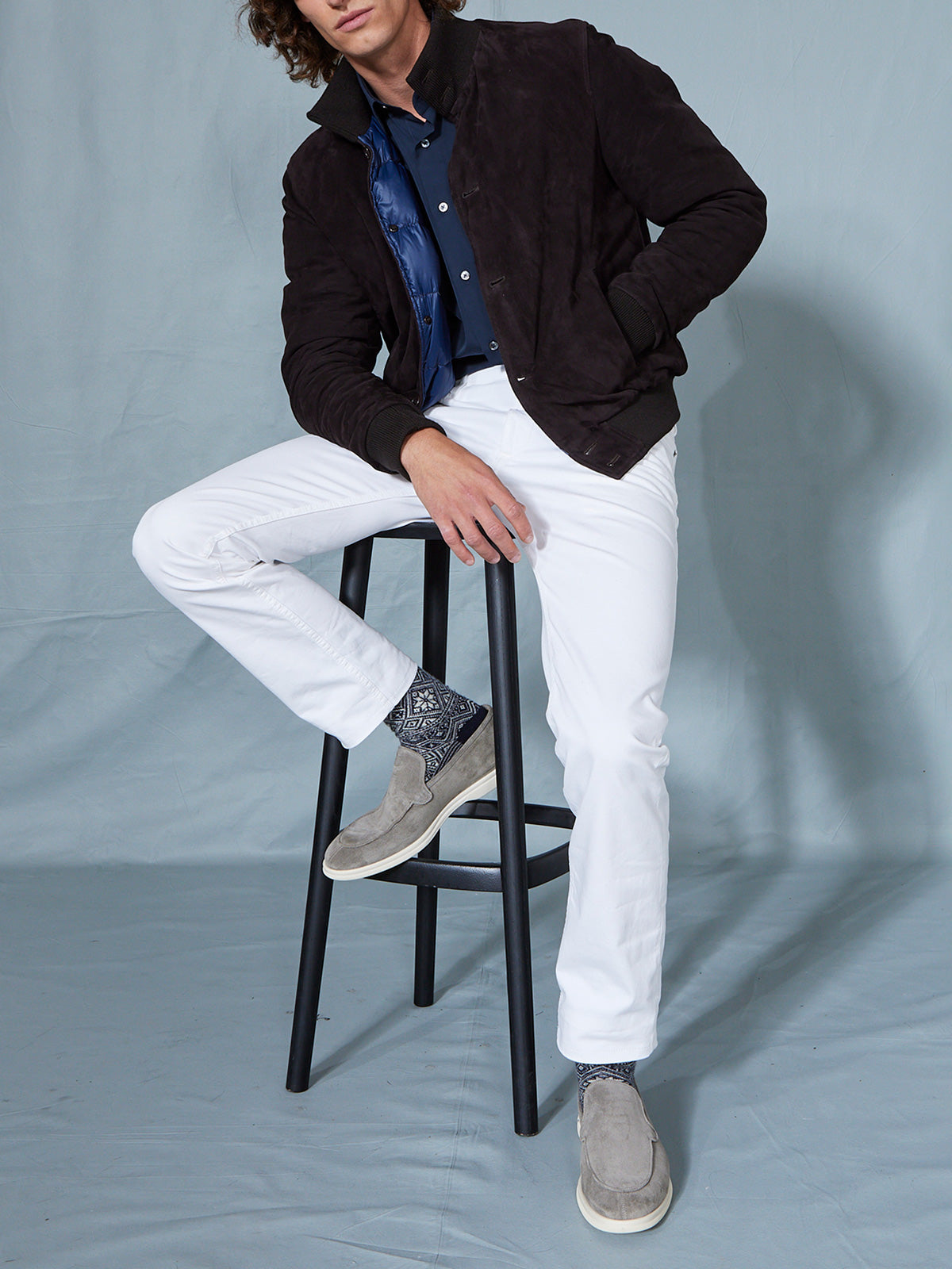 Suede City Loafer - Black