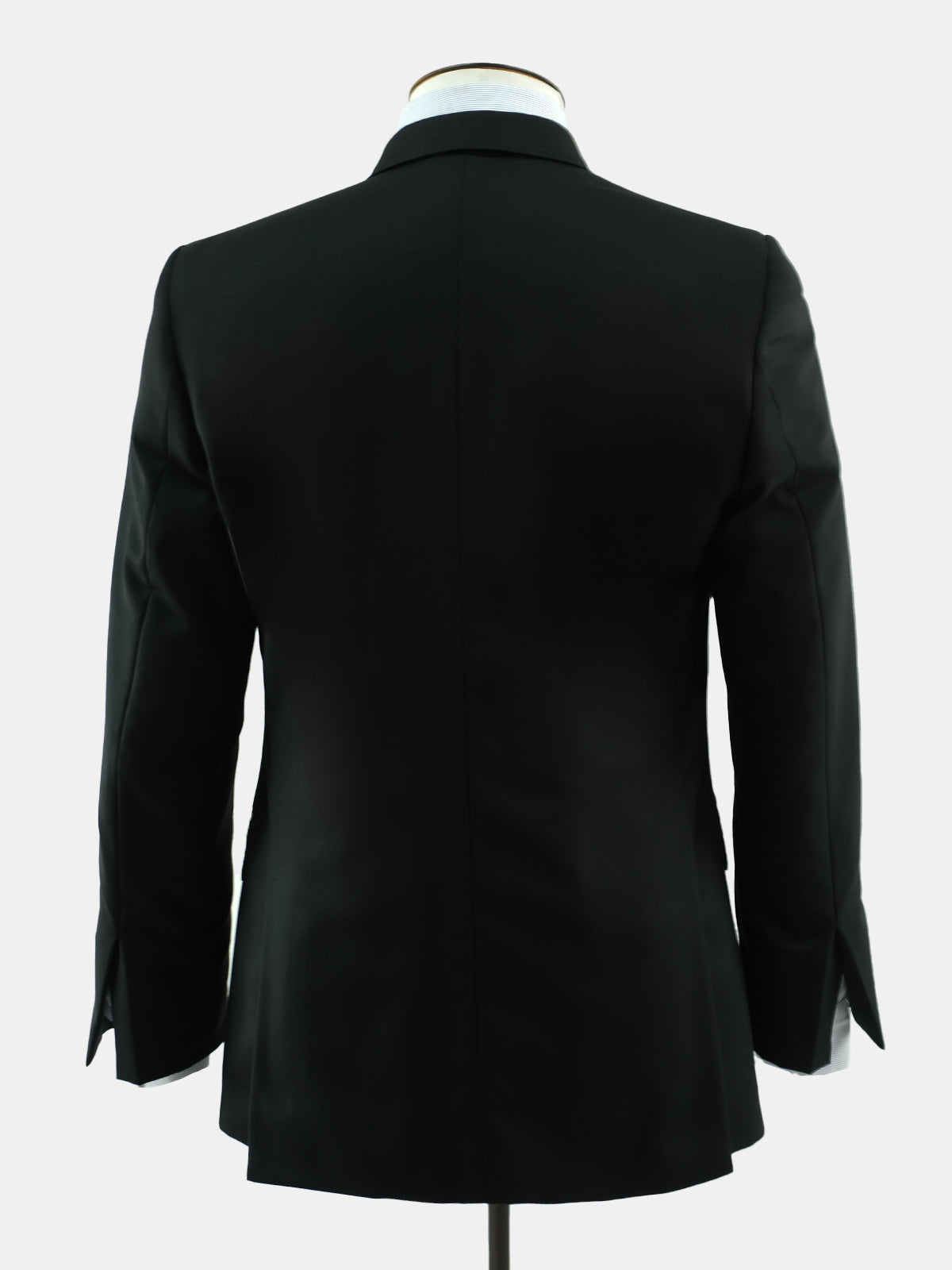 Black Wool Notch Lapel Dinner Jacket - LUCKY LAST