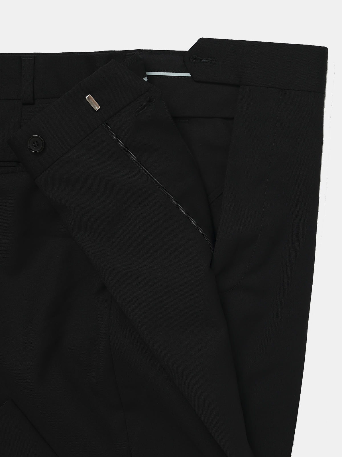Black Wool Trouser - LUCKY LAST