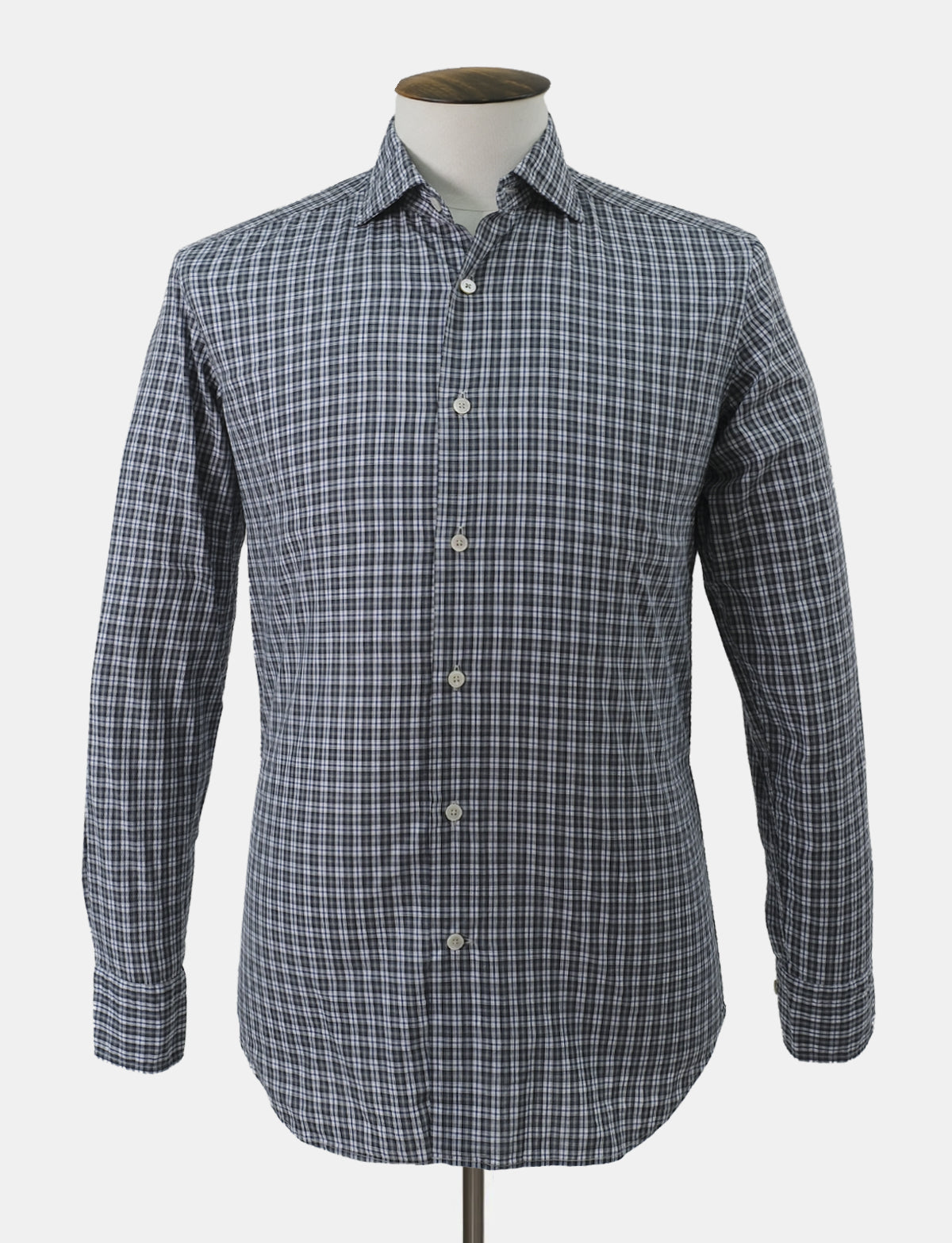 Check Shirt - Blue Grey