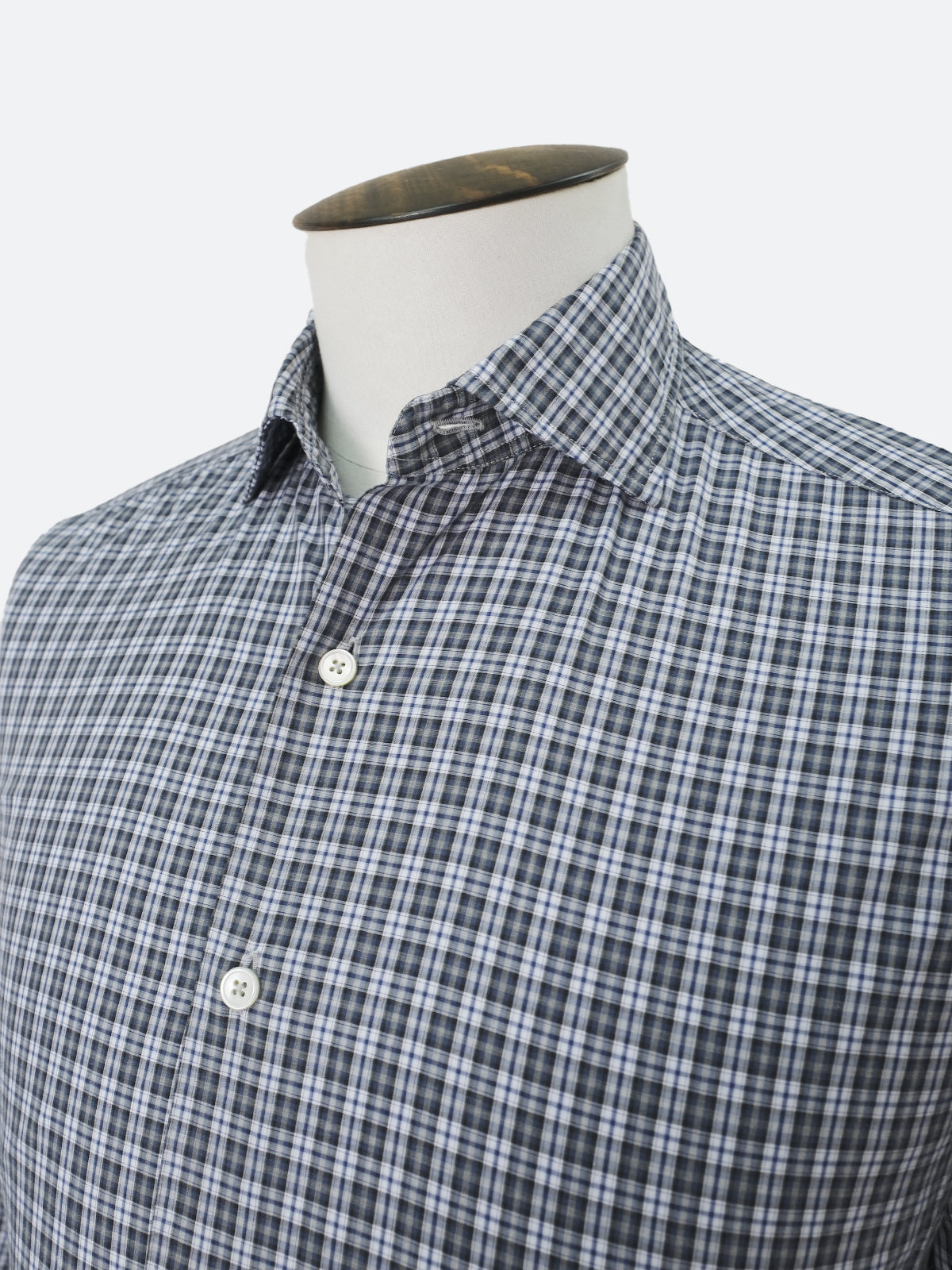 Check Shirt - Blue Grey