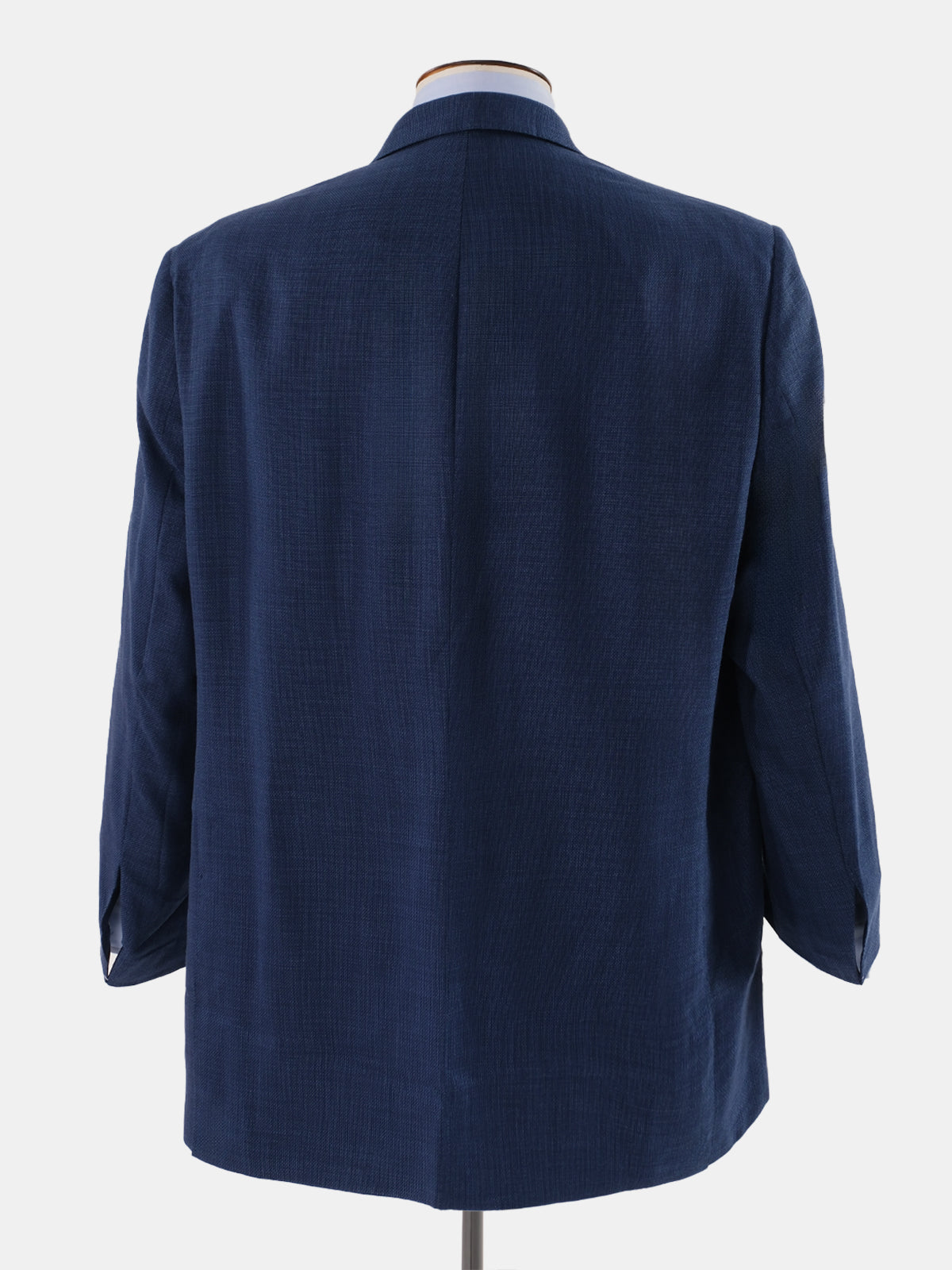 Blue Hopsack Regular Blazer - Production Sample