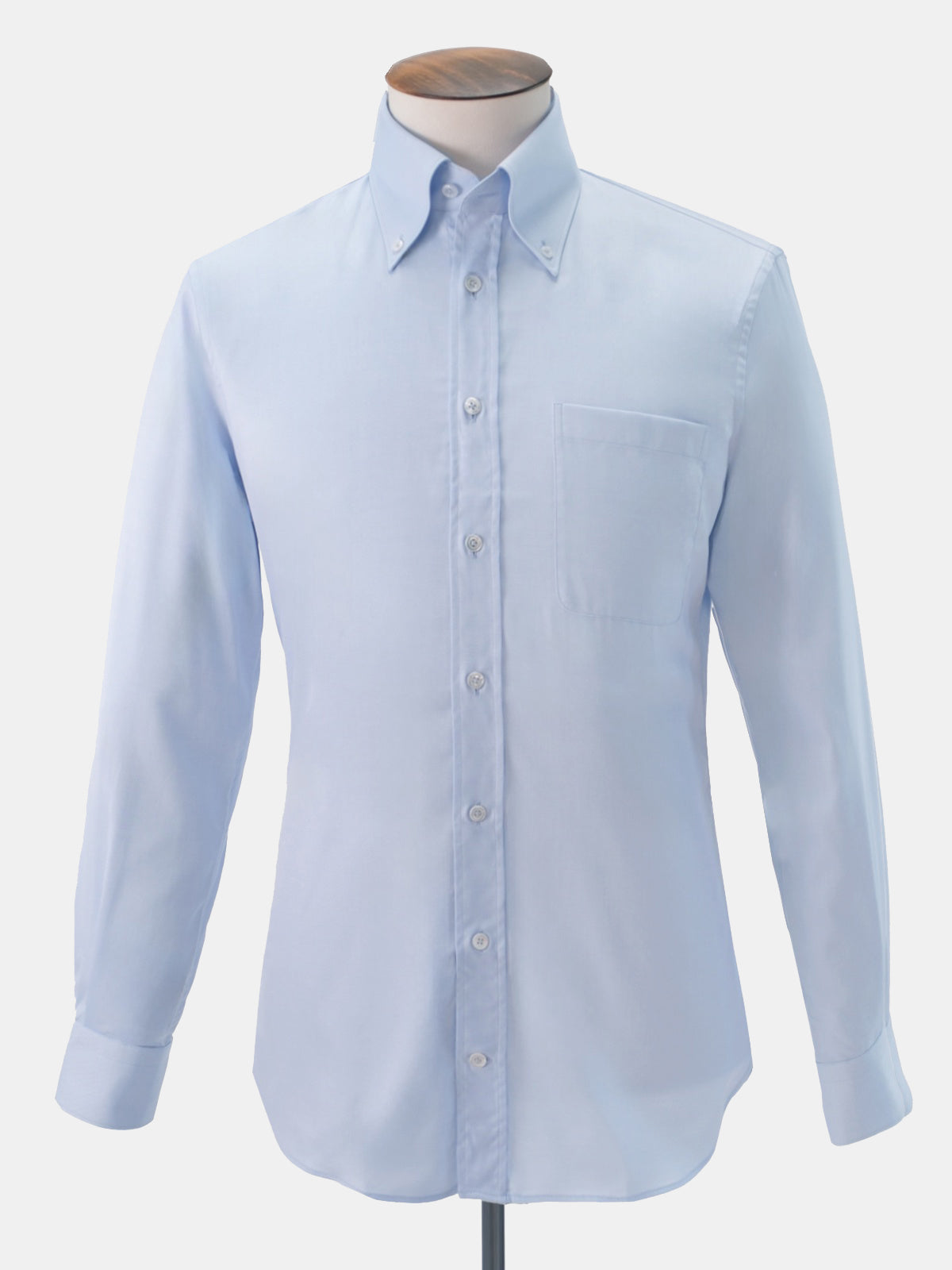 Lightweight Oxford Button Down Shirt - Light Blue