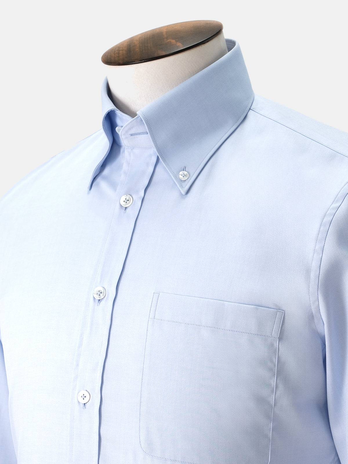 Lightweight Oxford Button Down Shirt - Light Blue