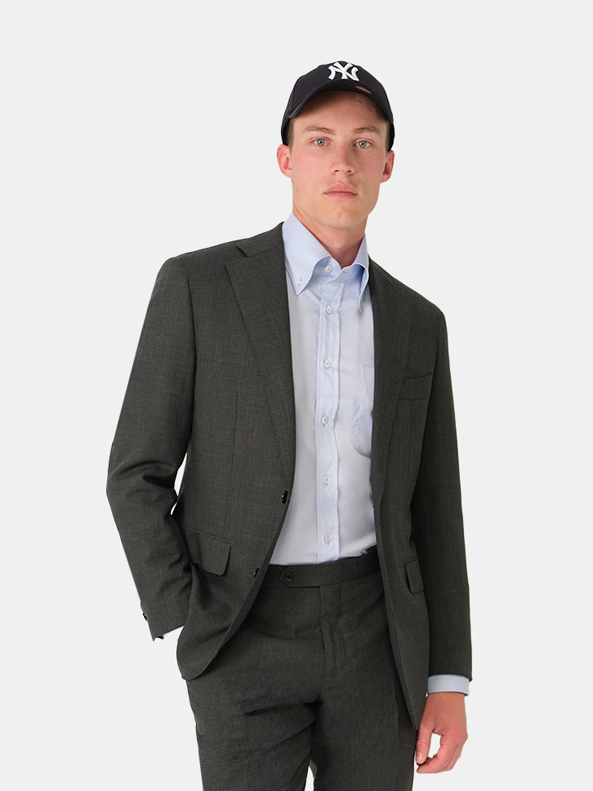 Lightweight Oxford Button Down Shirt - Light Blue