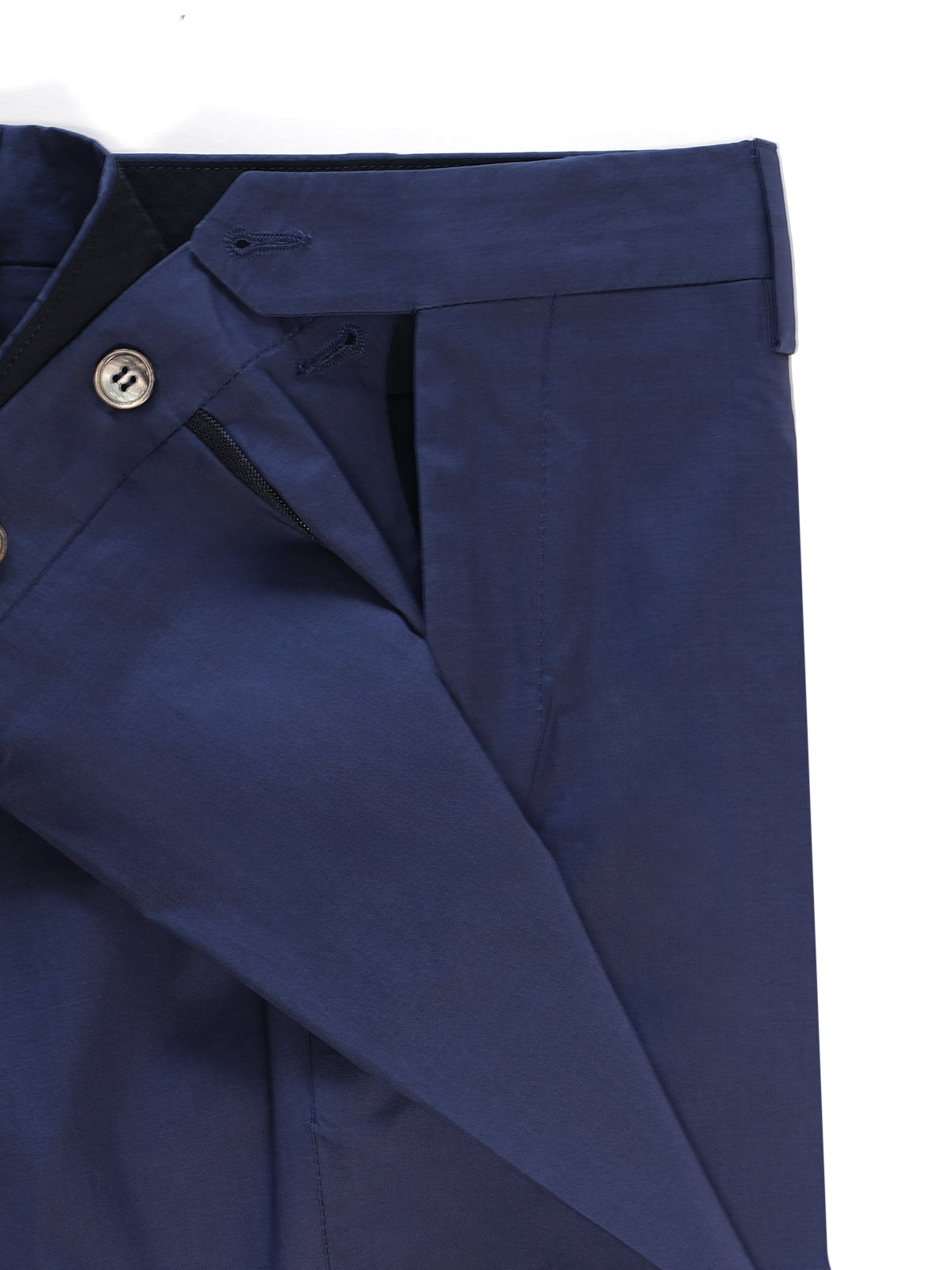 Orta Trouser - Berry Blue Cotton Stretch