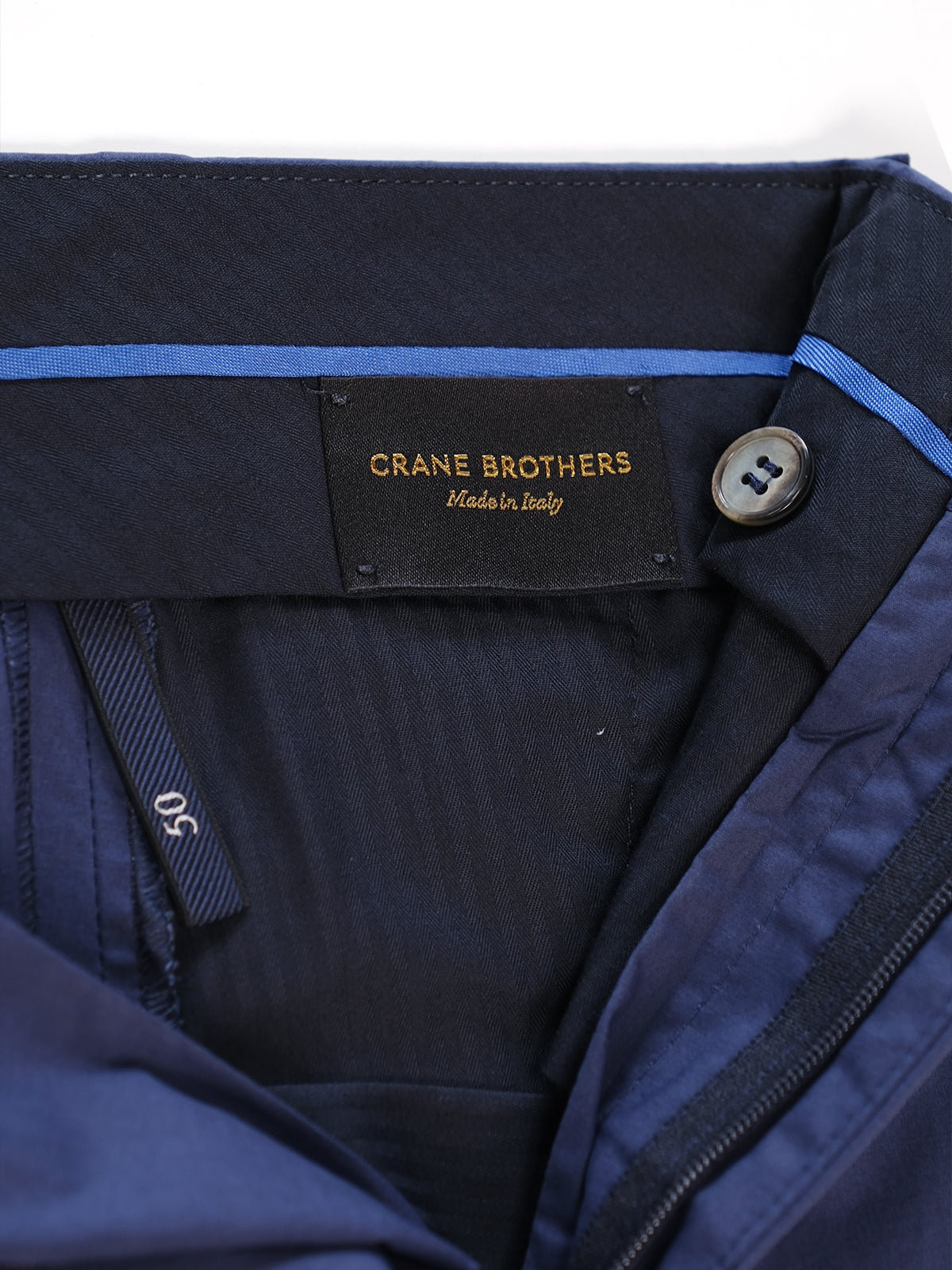 Orta Trouser - Berry Blue Cotton Stretch