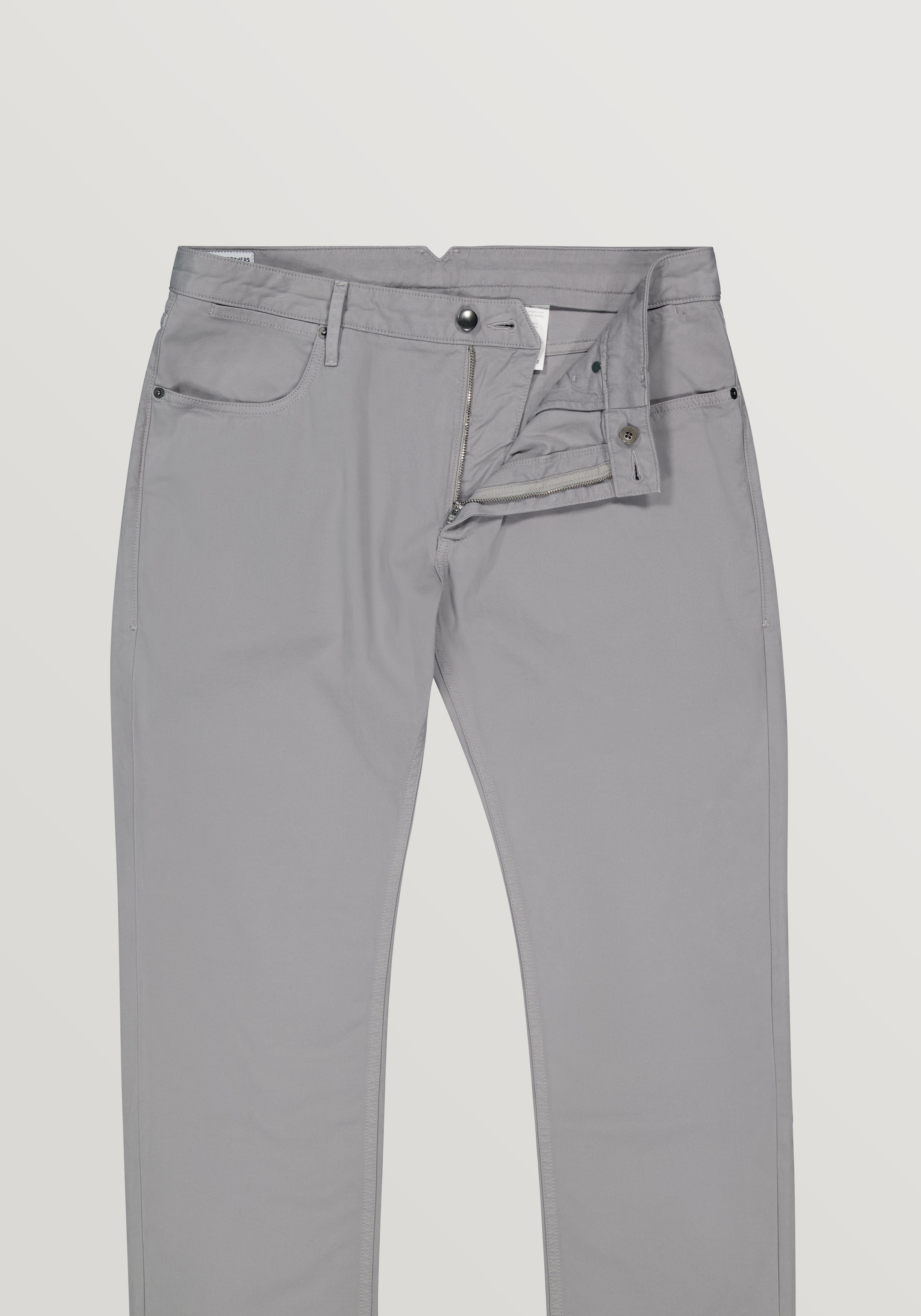 Broken Twill Five Pocket Pant - Dove Grey
