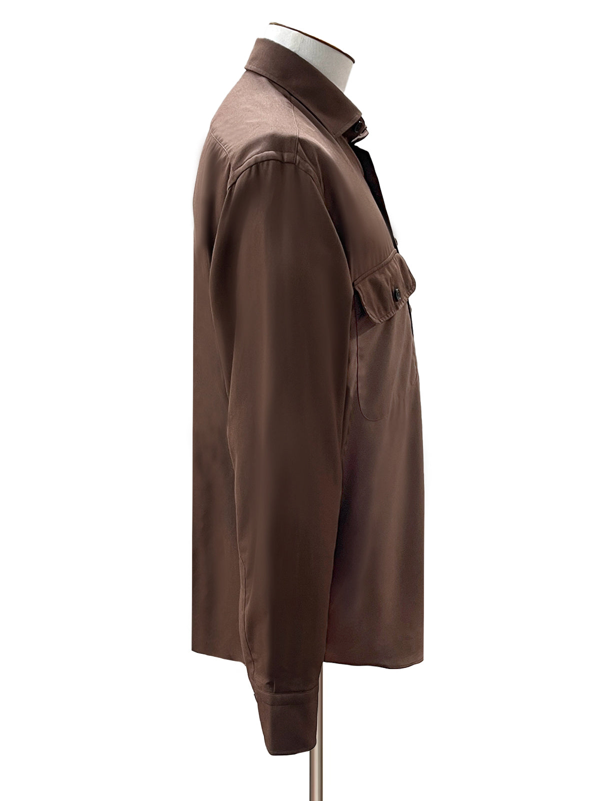 Double Pocket Overshirt - Umber LUCKY LAST