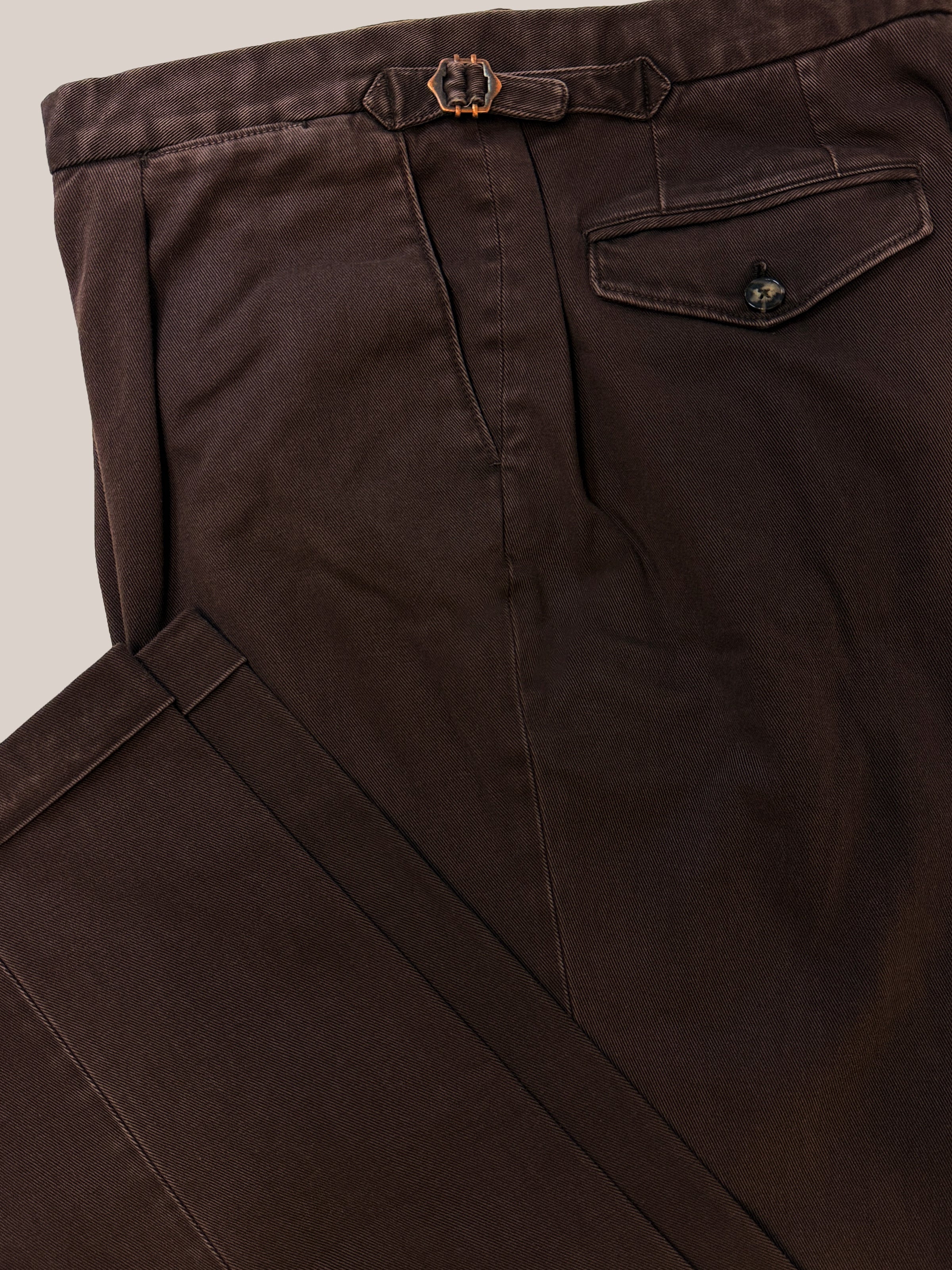 Christian Kimber Buller Carrot-Fit Chino - Chocolate