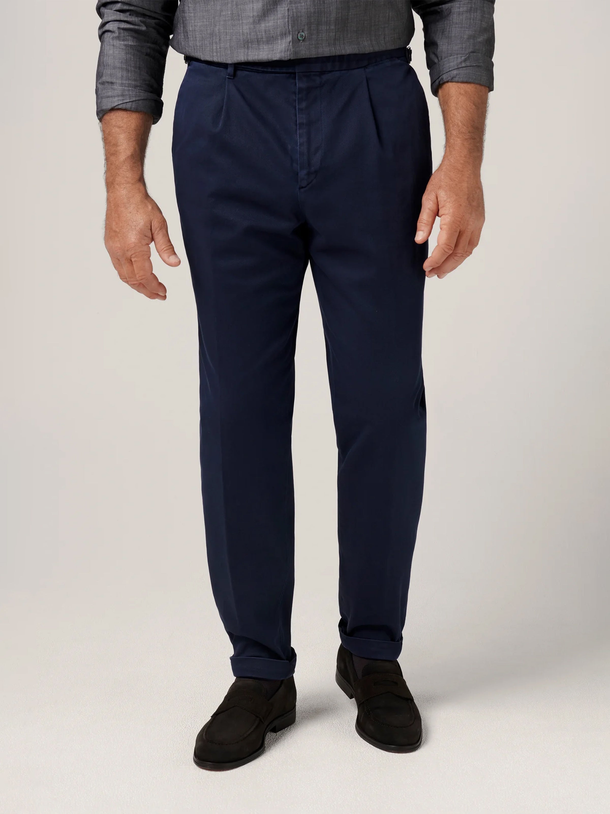 Christian Kimber Buller Carrot-Fit Chino - Navy