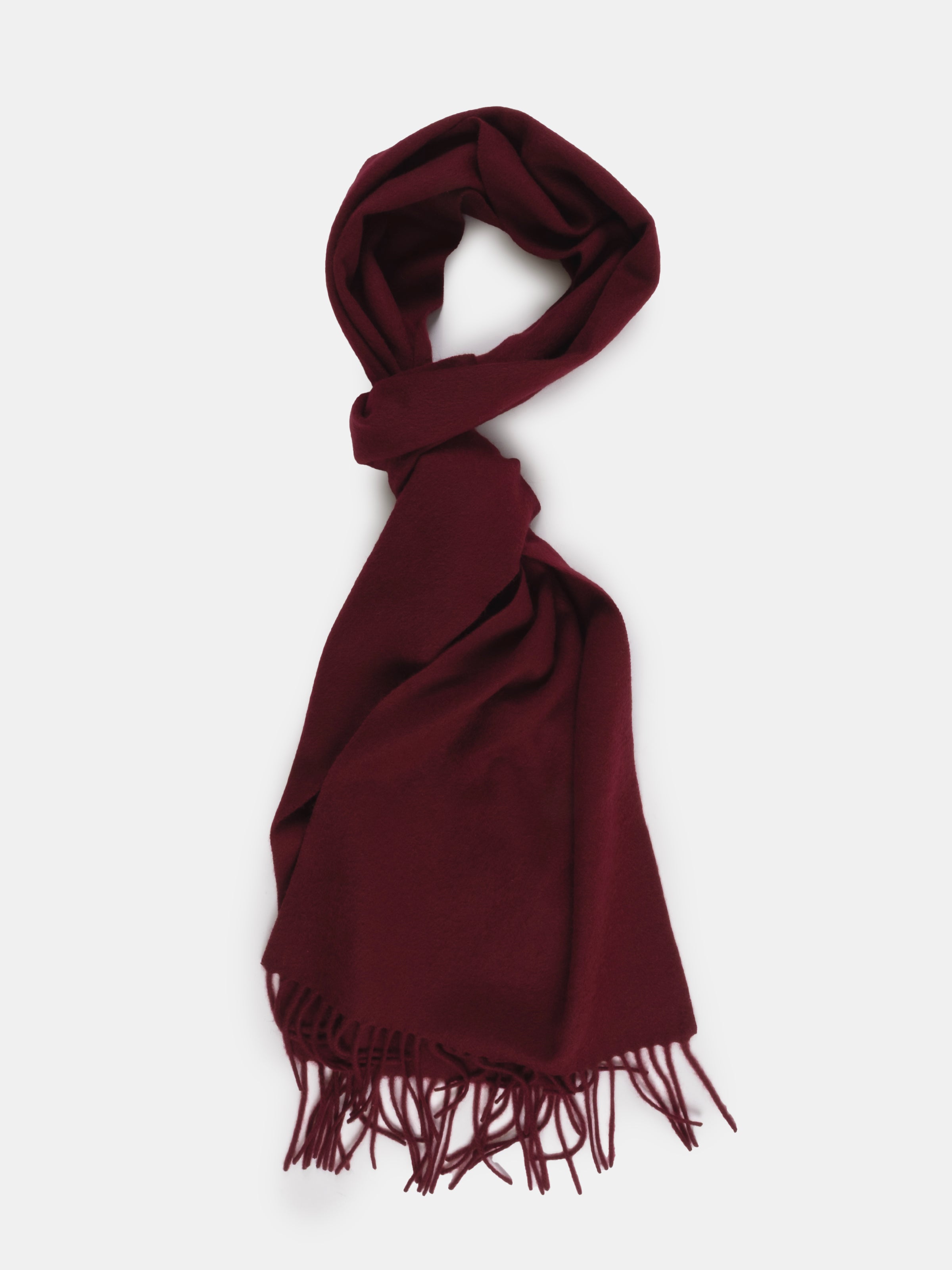 Cashmere Scarf - Burgundy