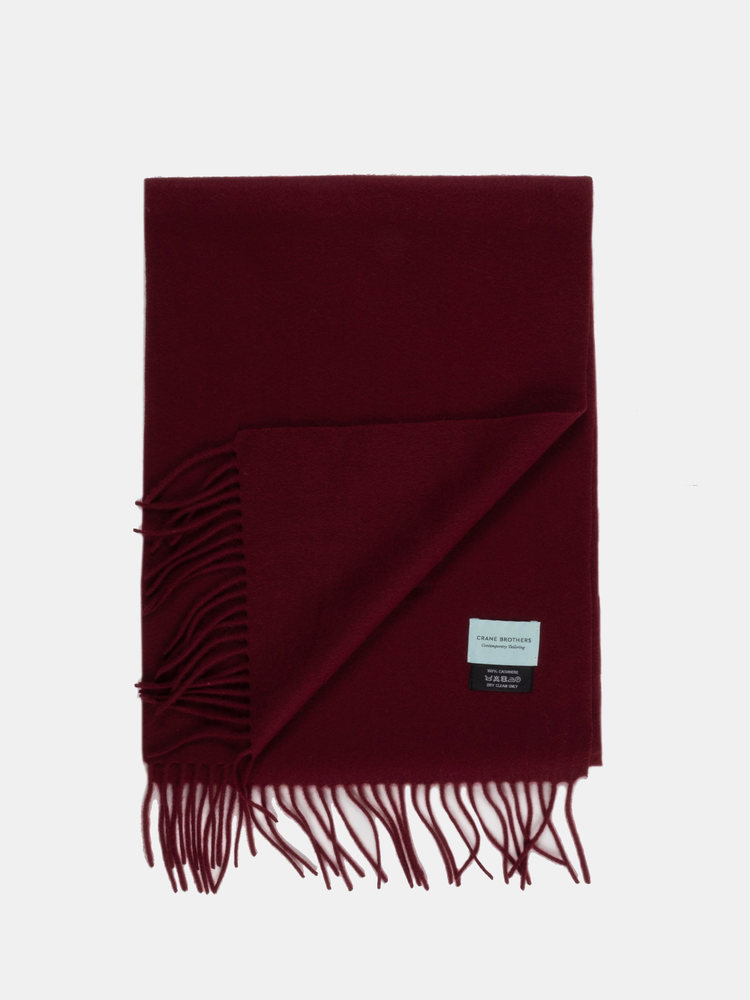Cashmere Scarf - Burgundy