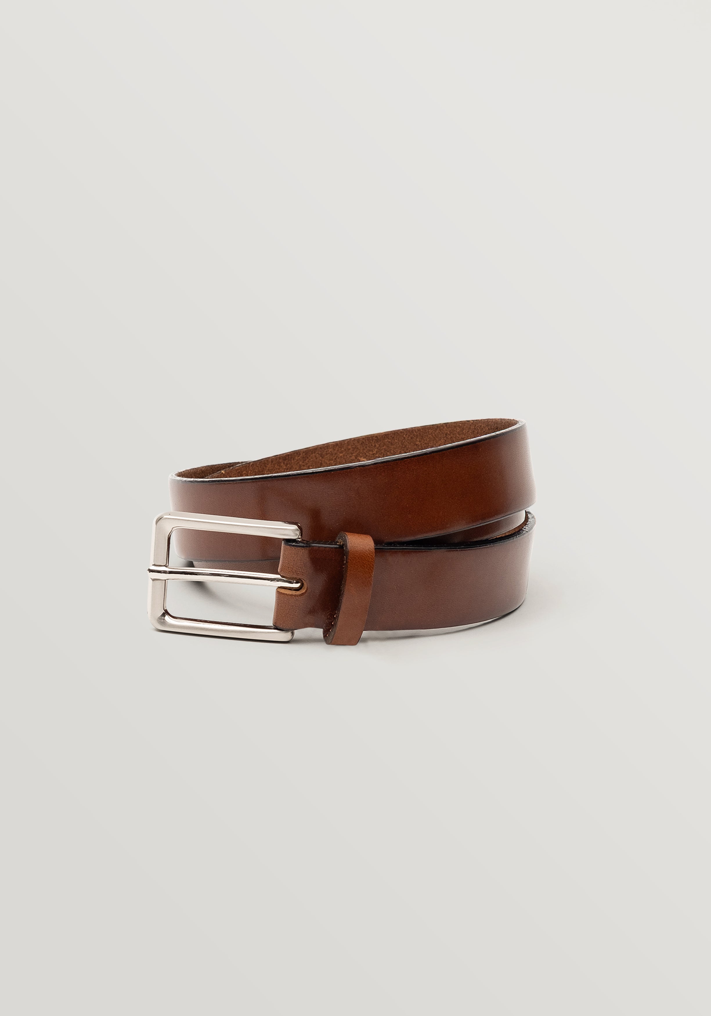 30mm Leather Belt - Tan