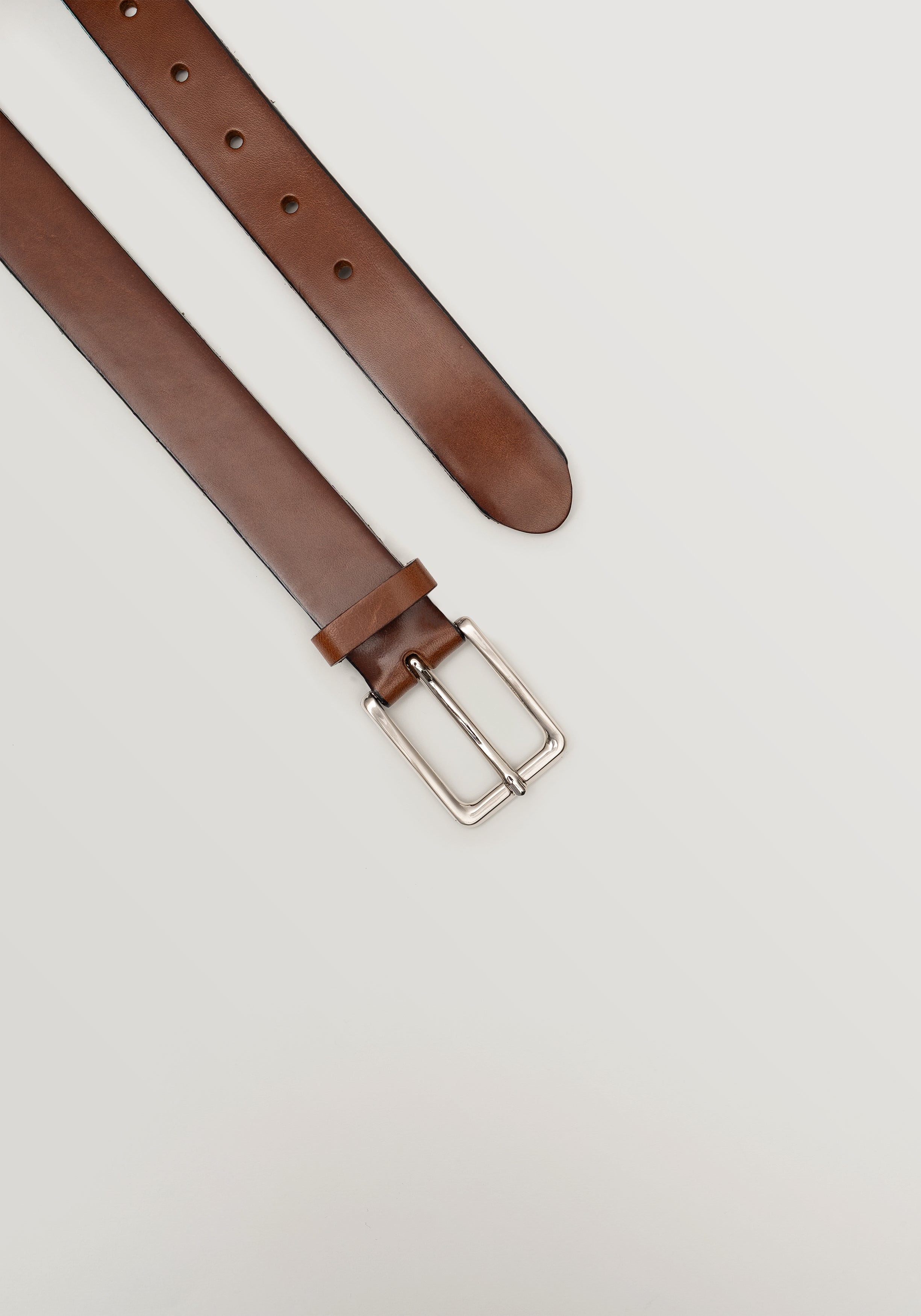 30mm Leather Belt - Tan