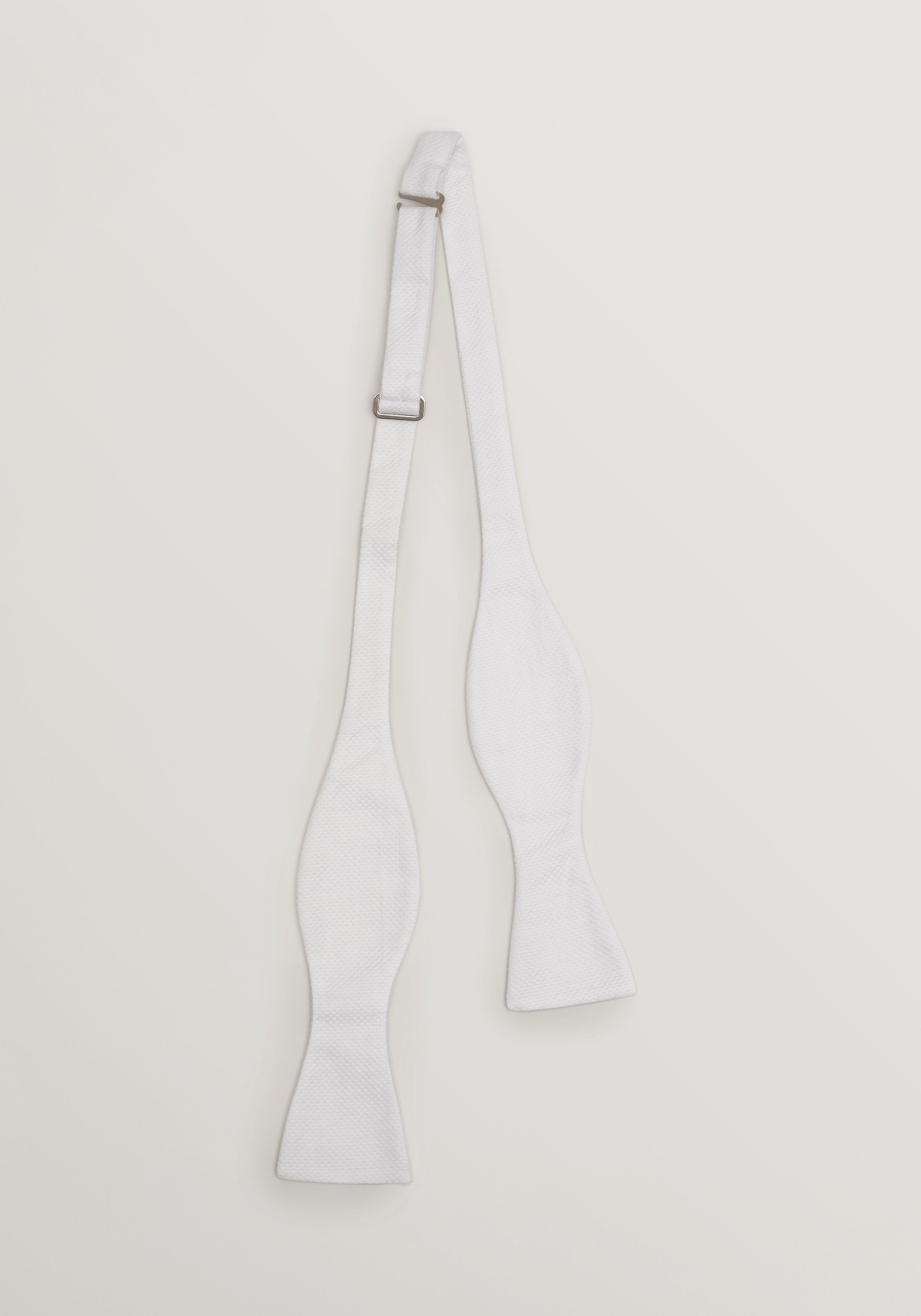 Grenadine Silk Bow Tie - Ivory