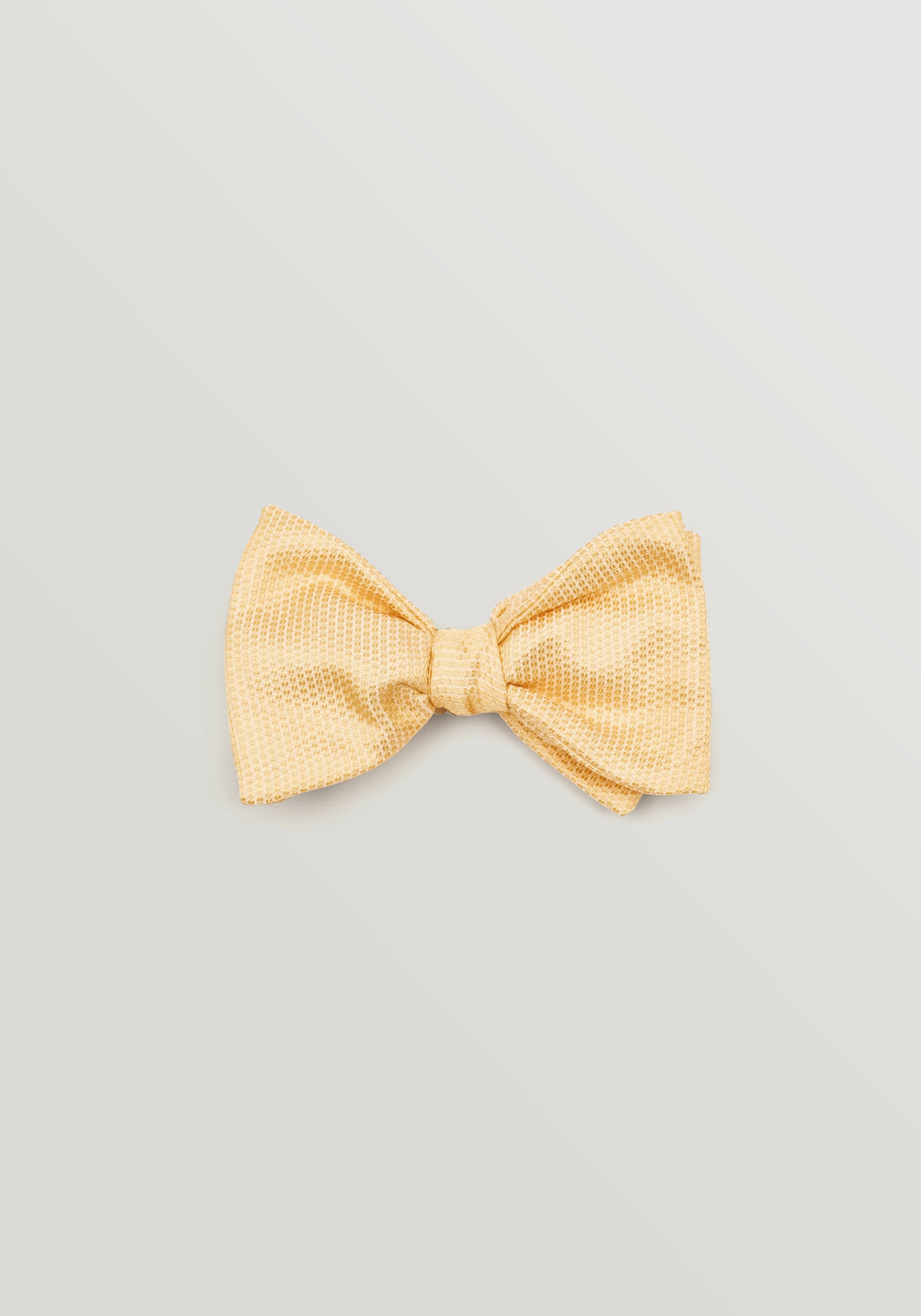 Grenadine Silk Bow Tie - Marigold