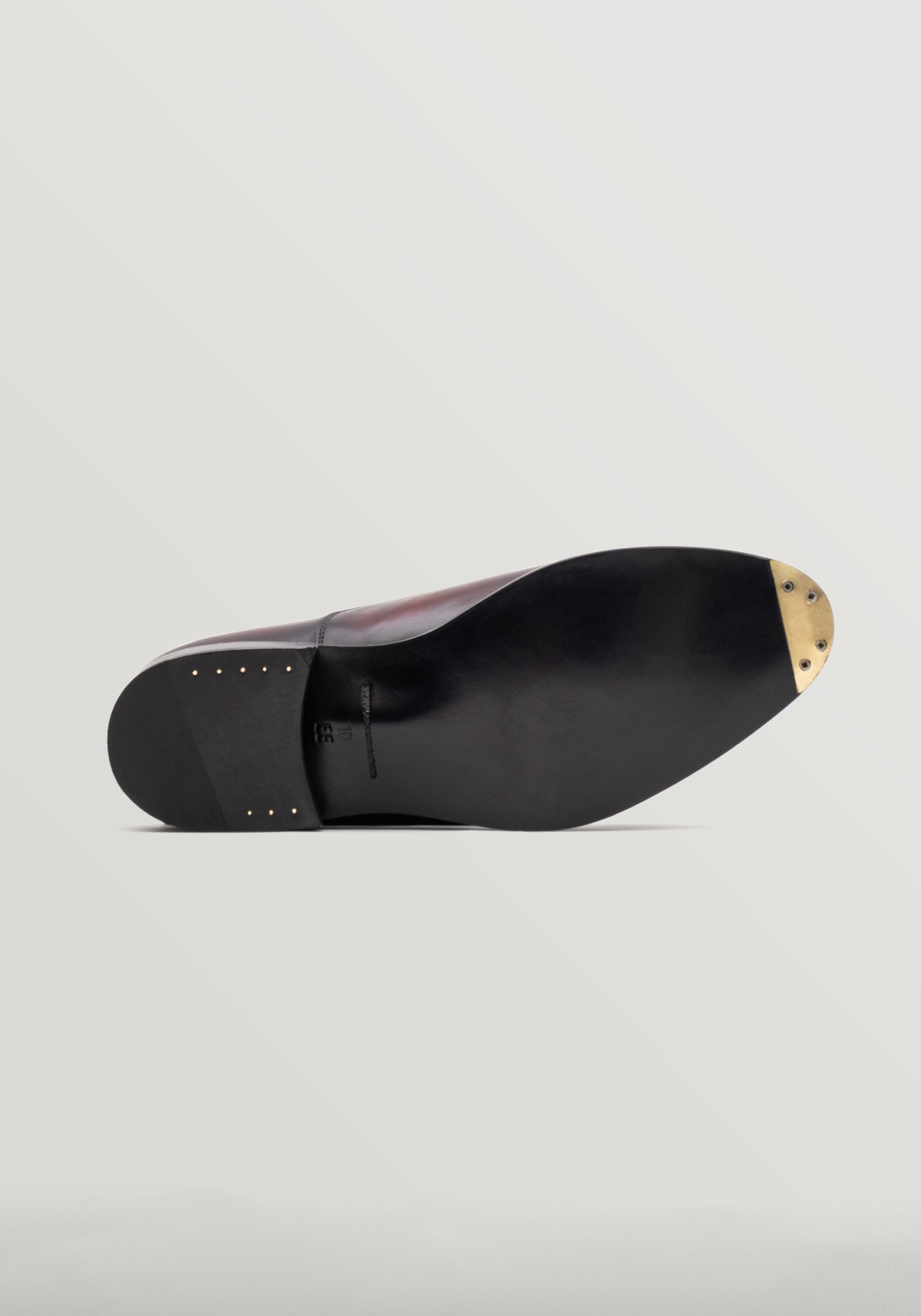 Hand-Grade Patina Oxford Shoe - Oxblood