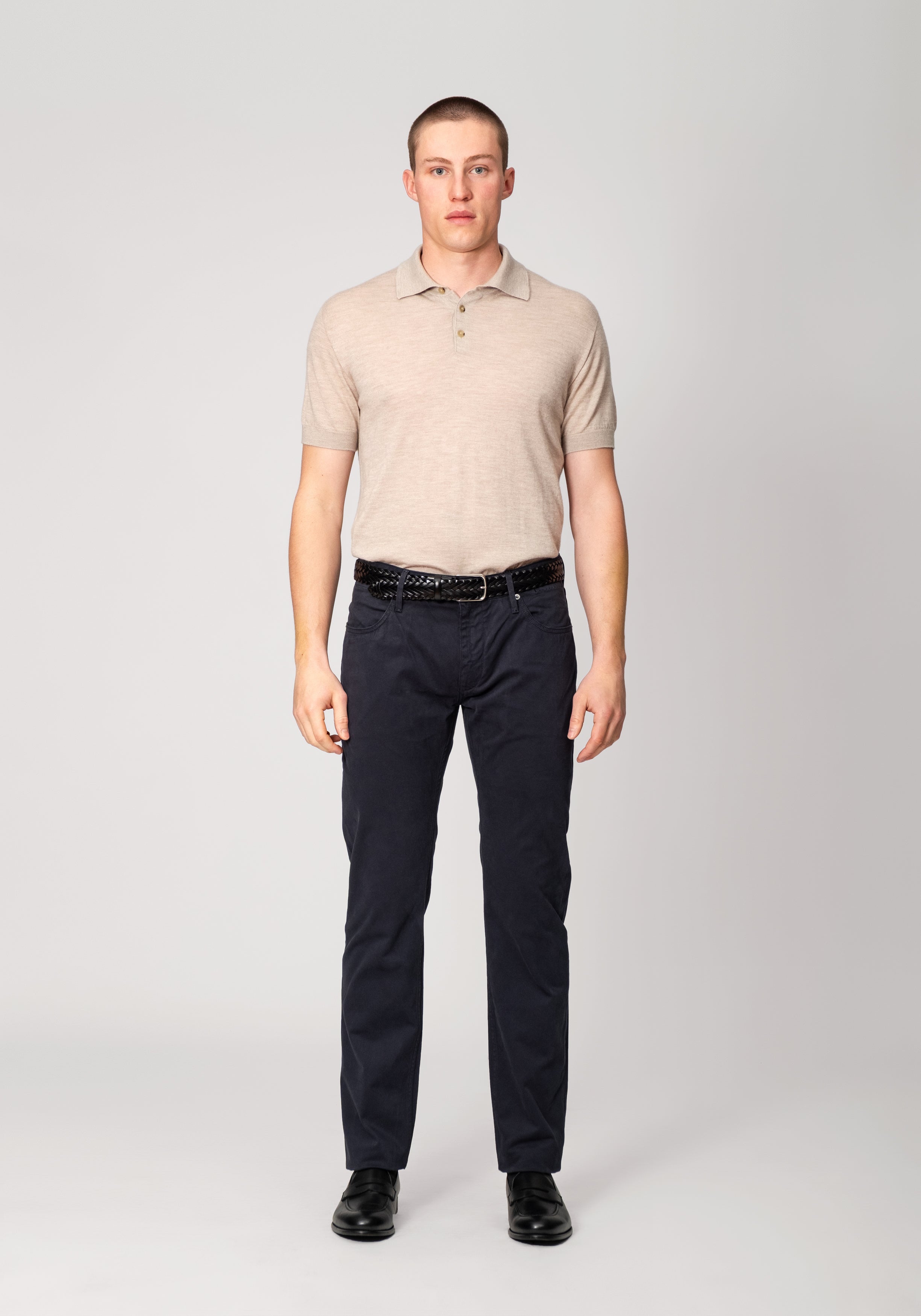 Broken Twill Five Pocket Pant - French Navy