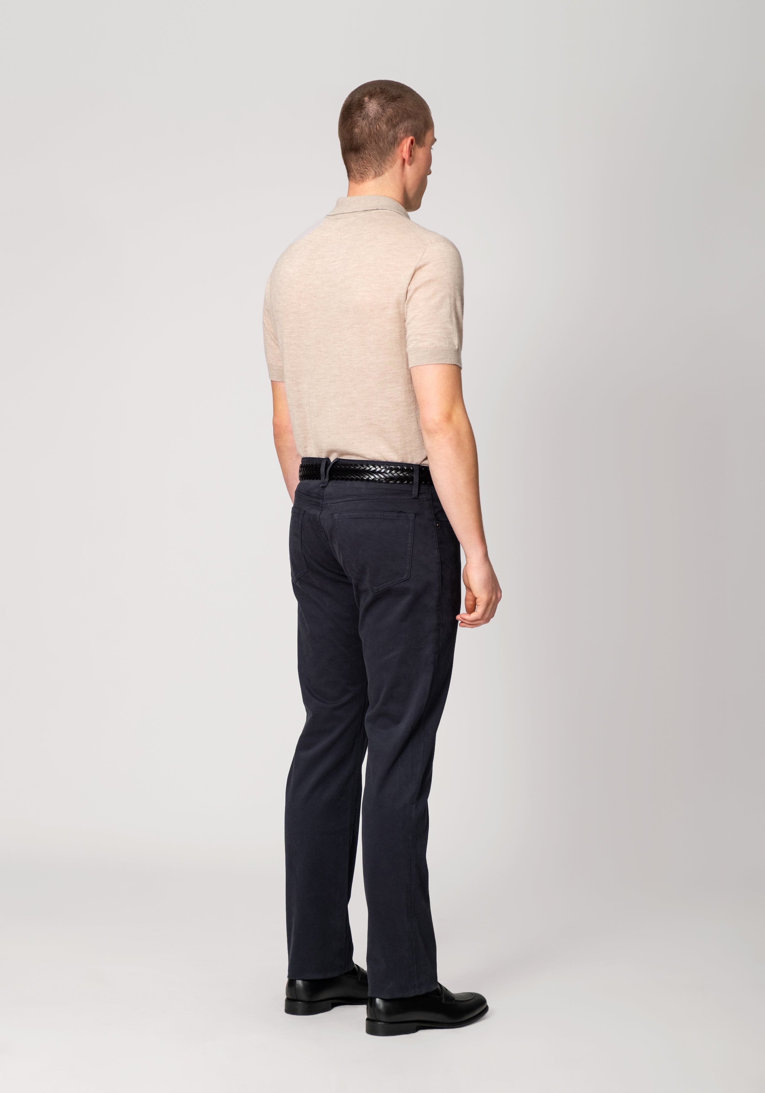 Broken Twill Five Pocket Pant - French Navy