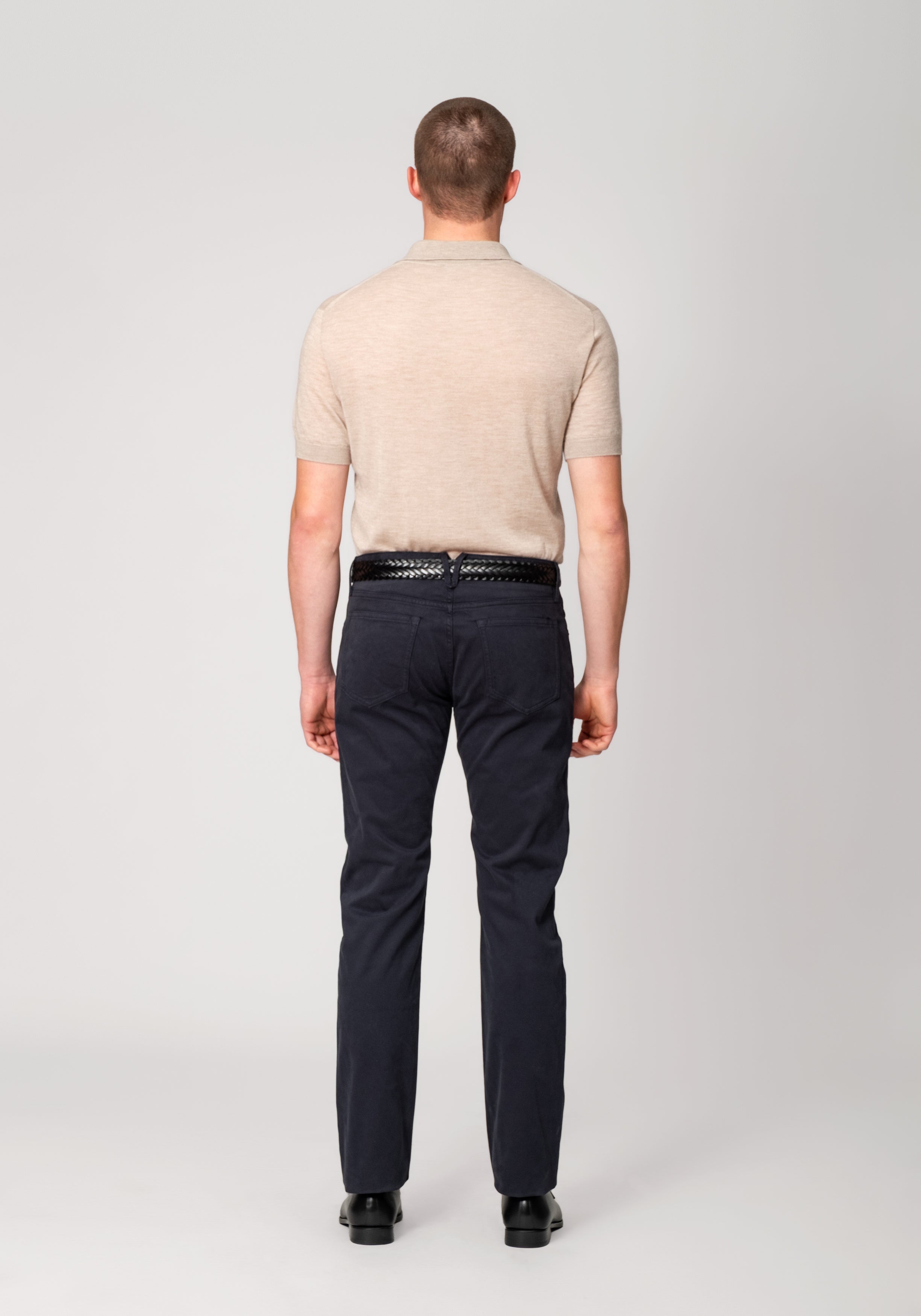 Broken Twill Five Pocket Pant - French Navy